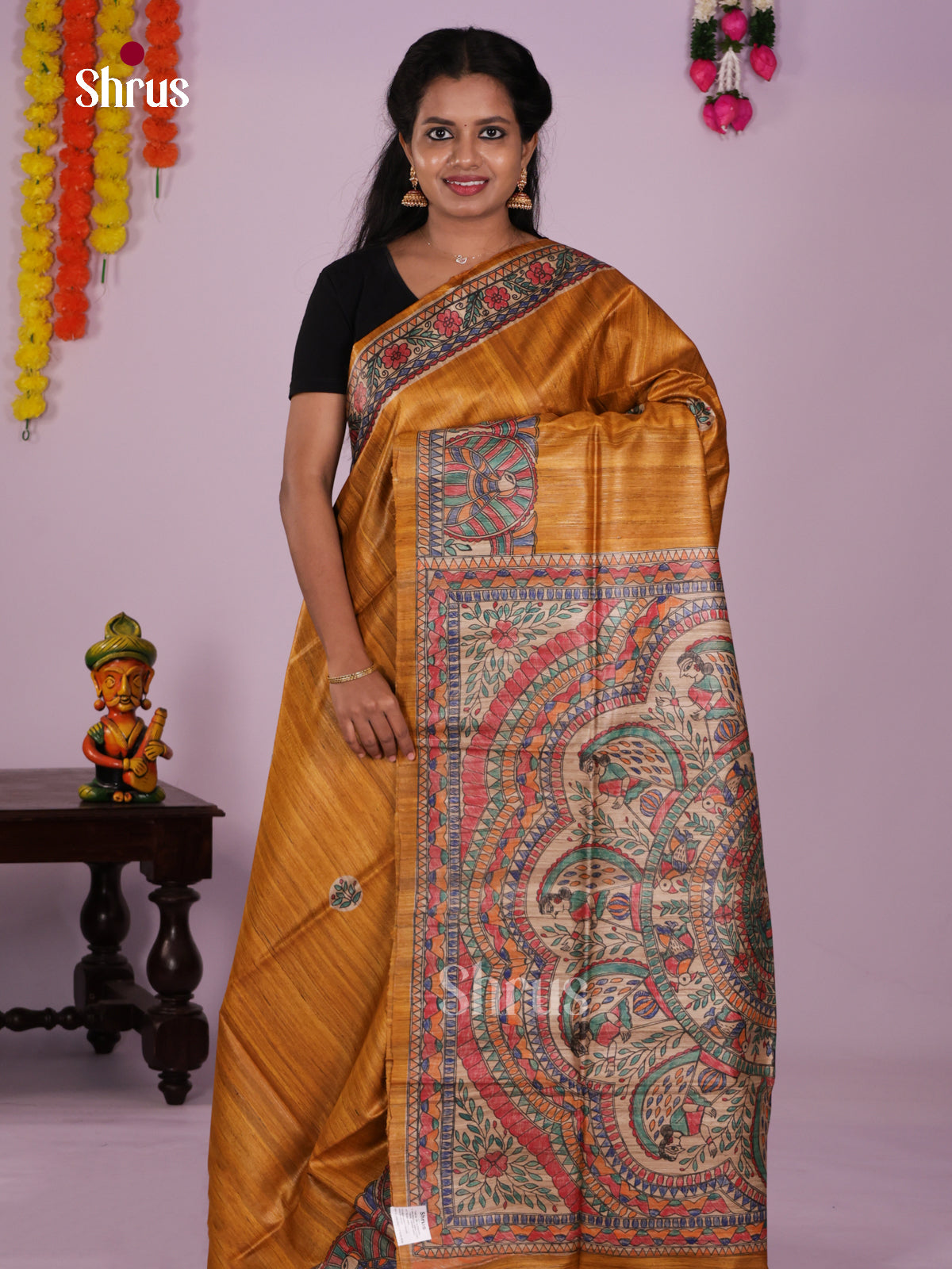 DIS24026 - Tussar Saree - Shop on Shrus.com