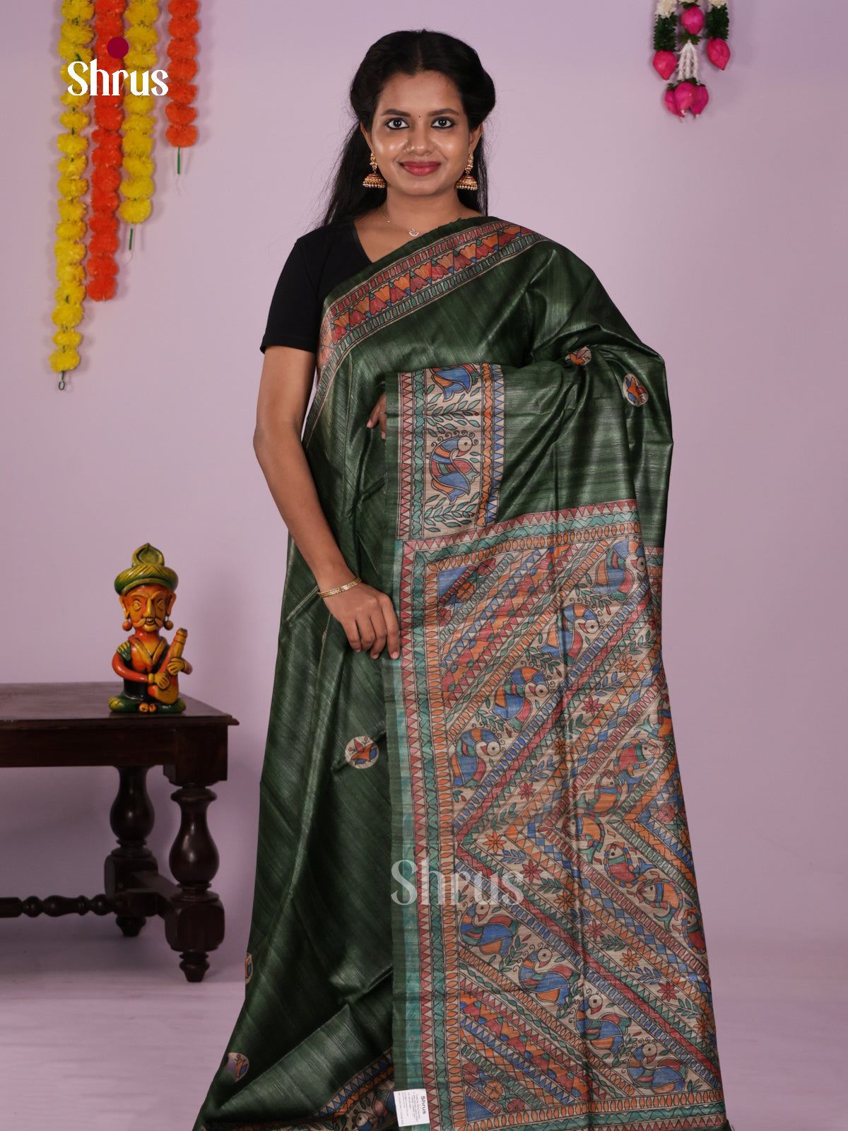 DIS24033 - Tussar Saree - Shop on Shrus.com