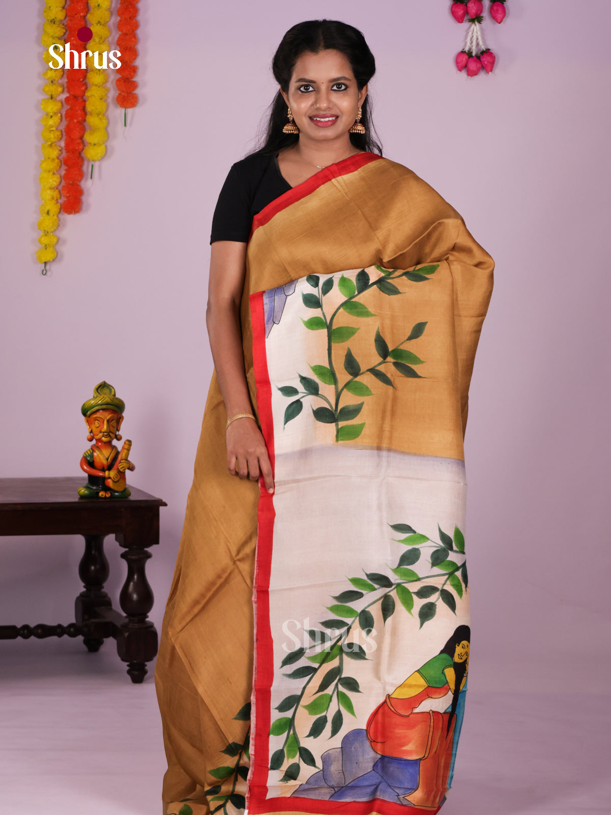 DIS24036 - Tussar Saree - Shop on Shrus.com