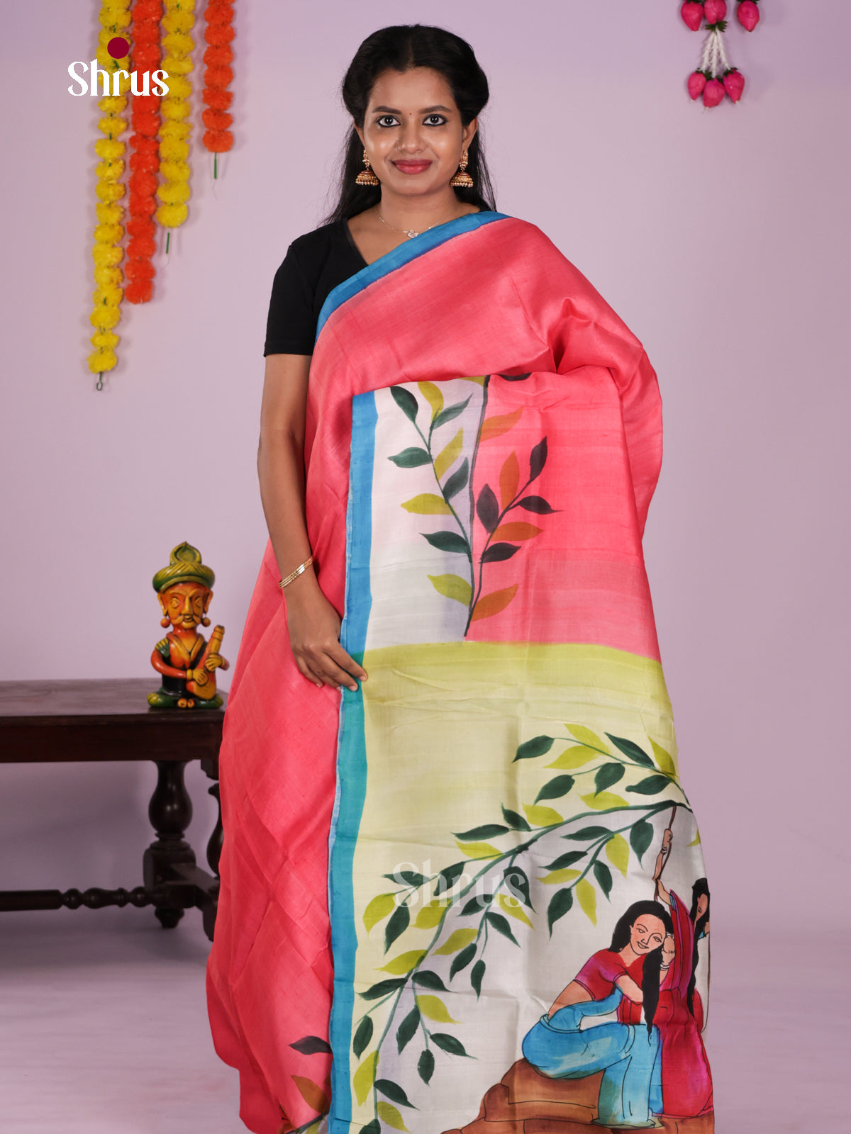 DIS24039 - Tussar Saree - Shop on Shrus.com