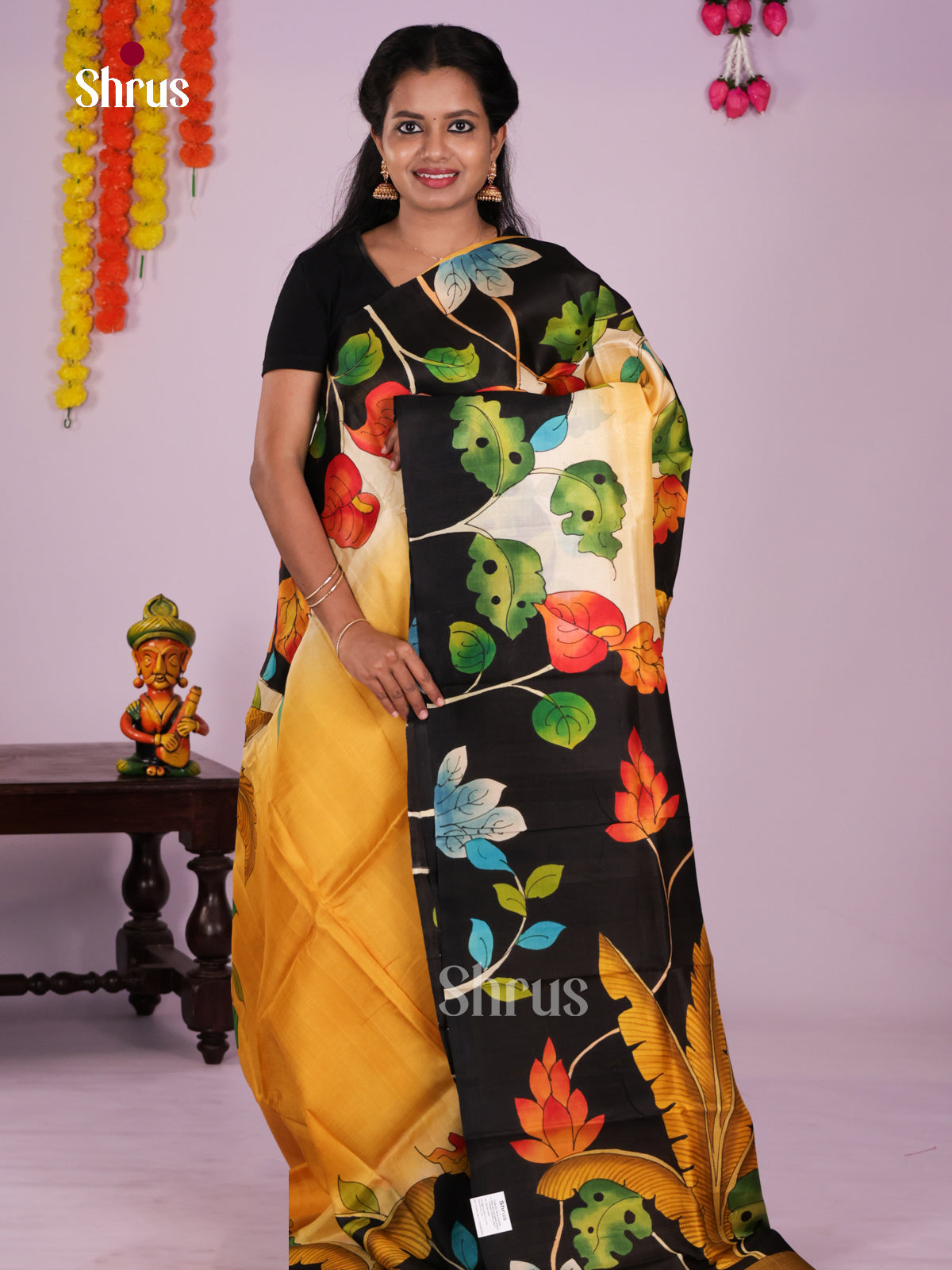 DIS24042 - Tussar Saree - Shop on Shrus.com