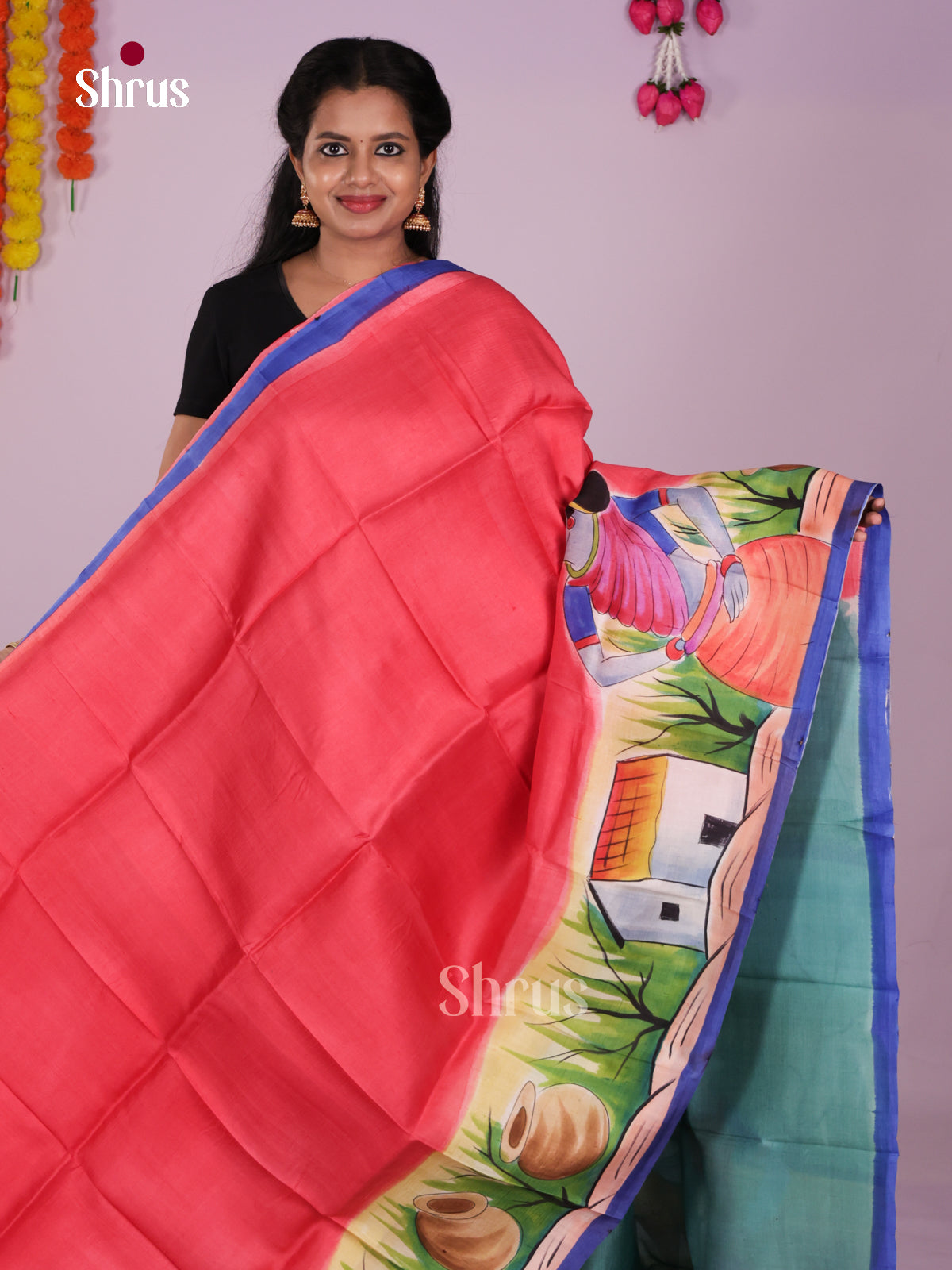 DIS24050 - Tussar Saree - Shop on Shrus.com