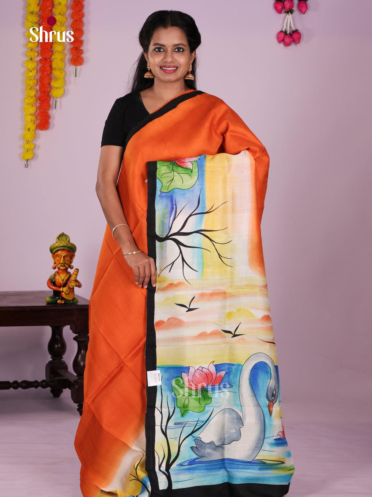 DIS24058 - Tussar Saree - Shop on Shrus.com
