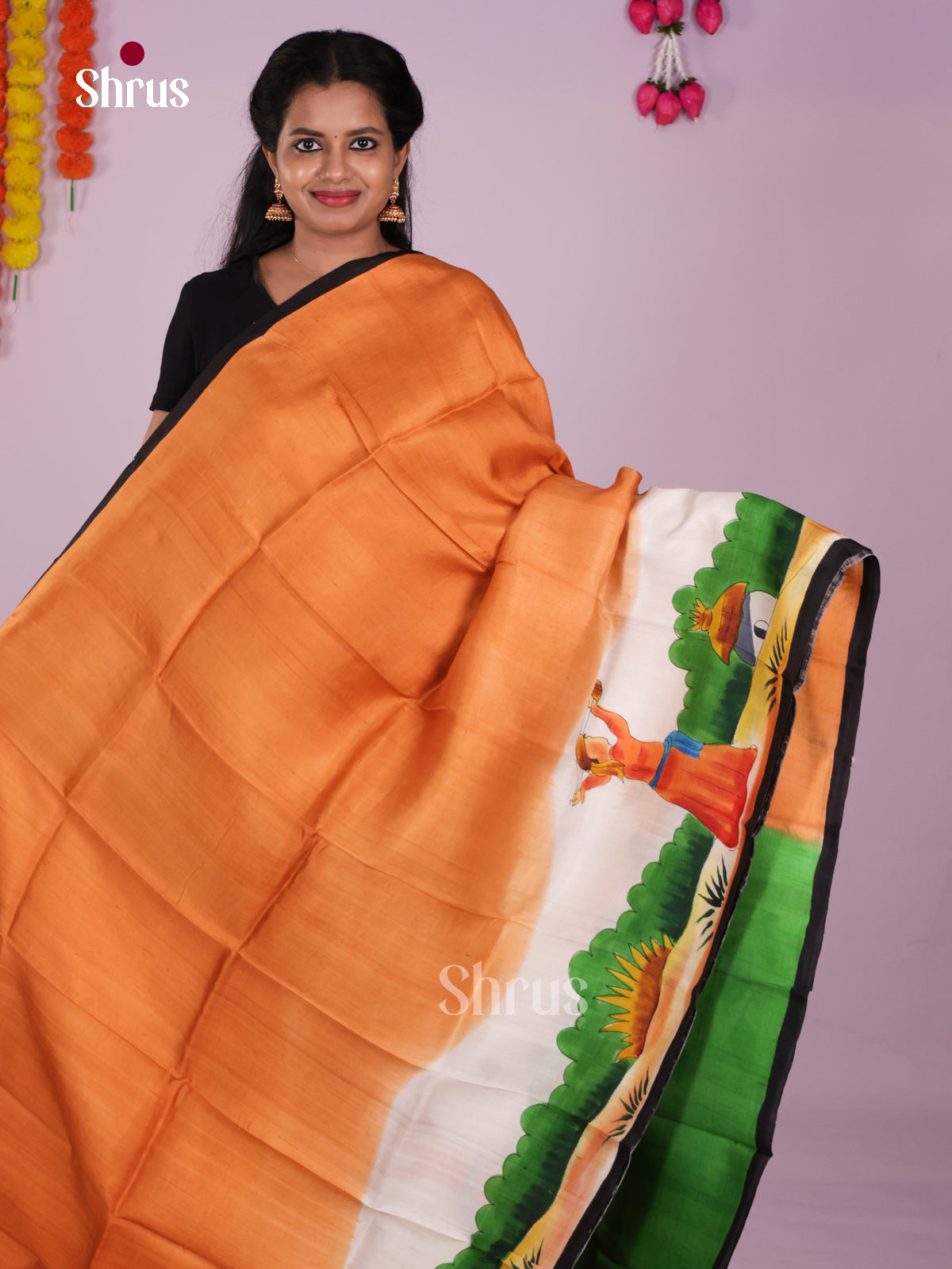 DIS24063 - Tussar Saree - Shop on Shrus.com