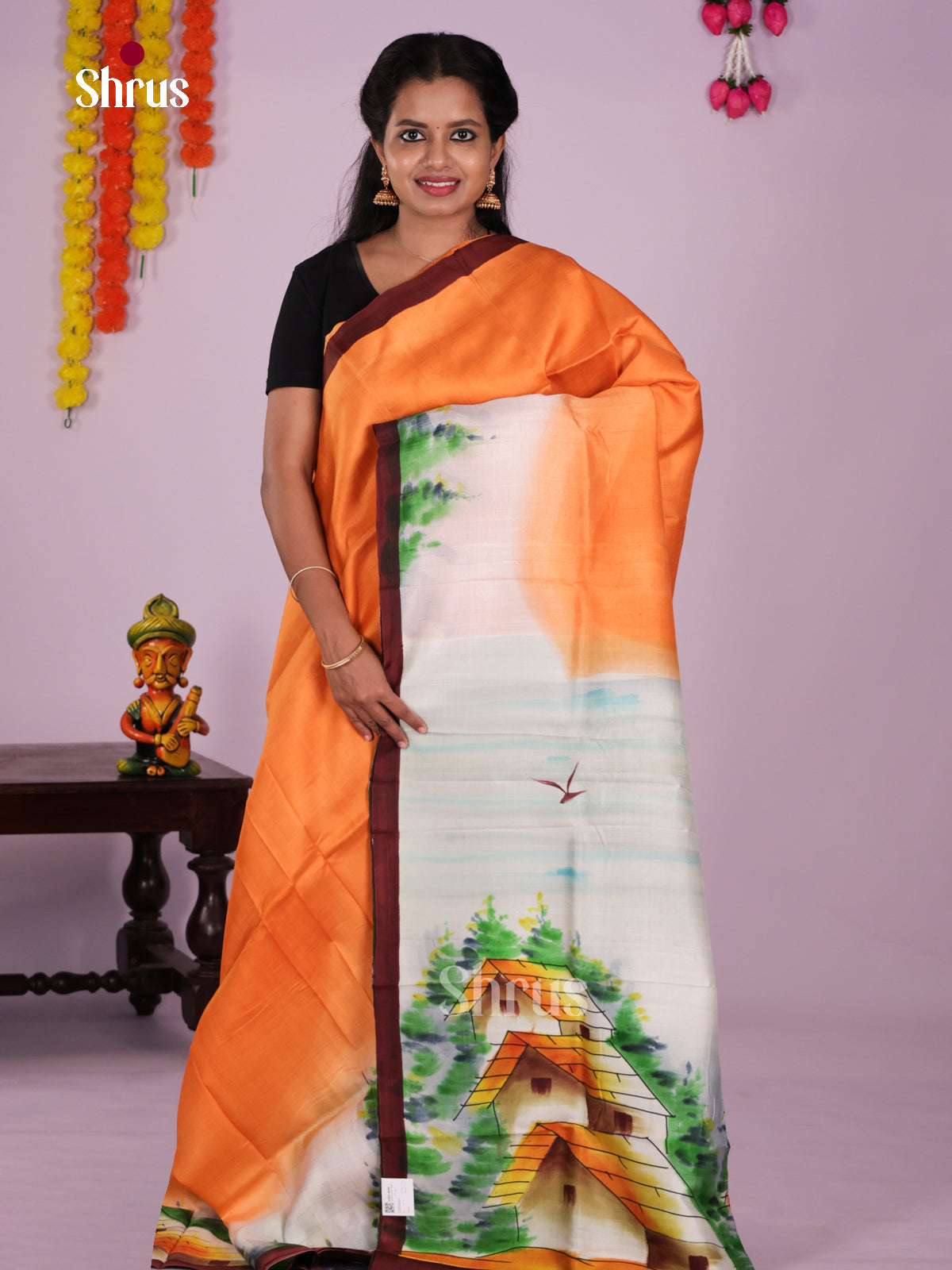 DIS24066 - Tussar Saree - Shop on Shrus.com