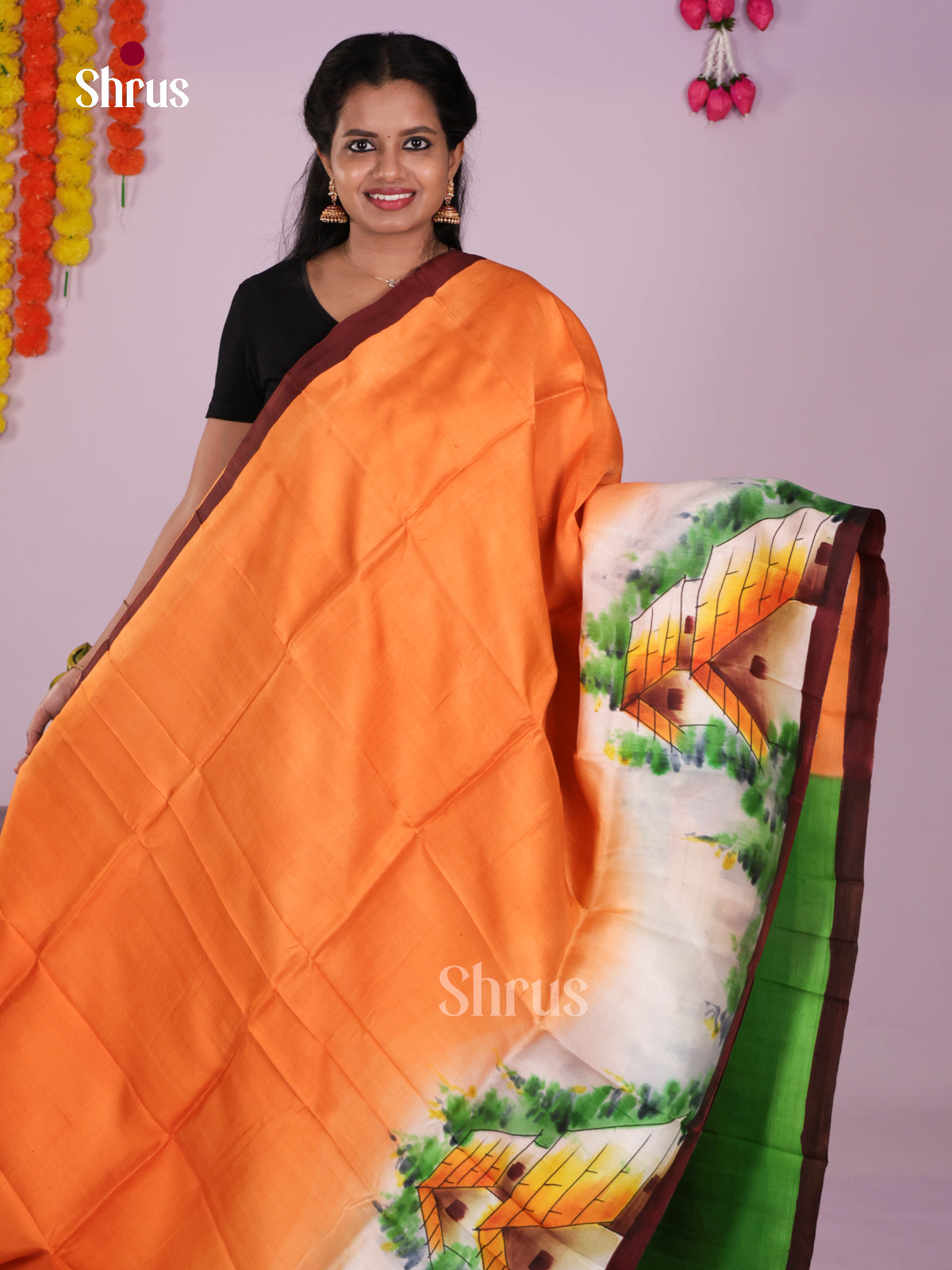 DIS24066 - Tussar Saree - Shop on Shrus.com