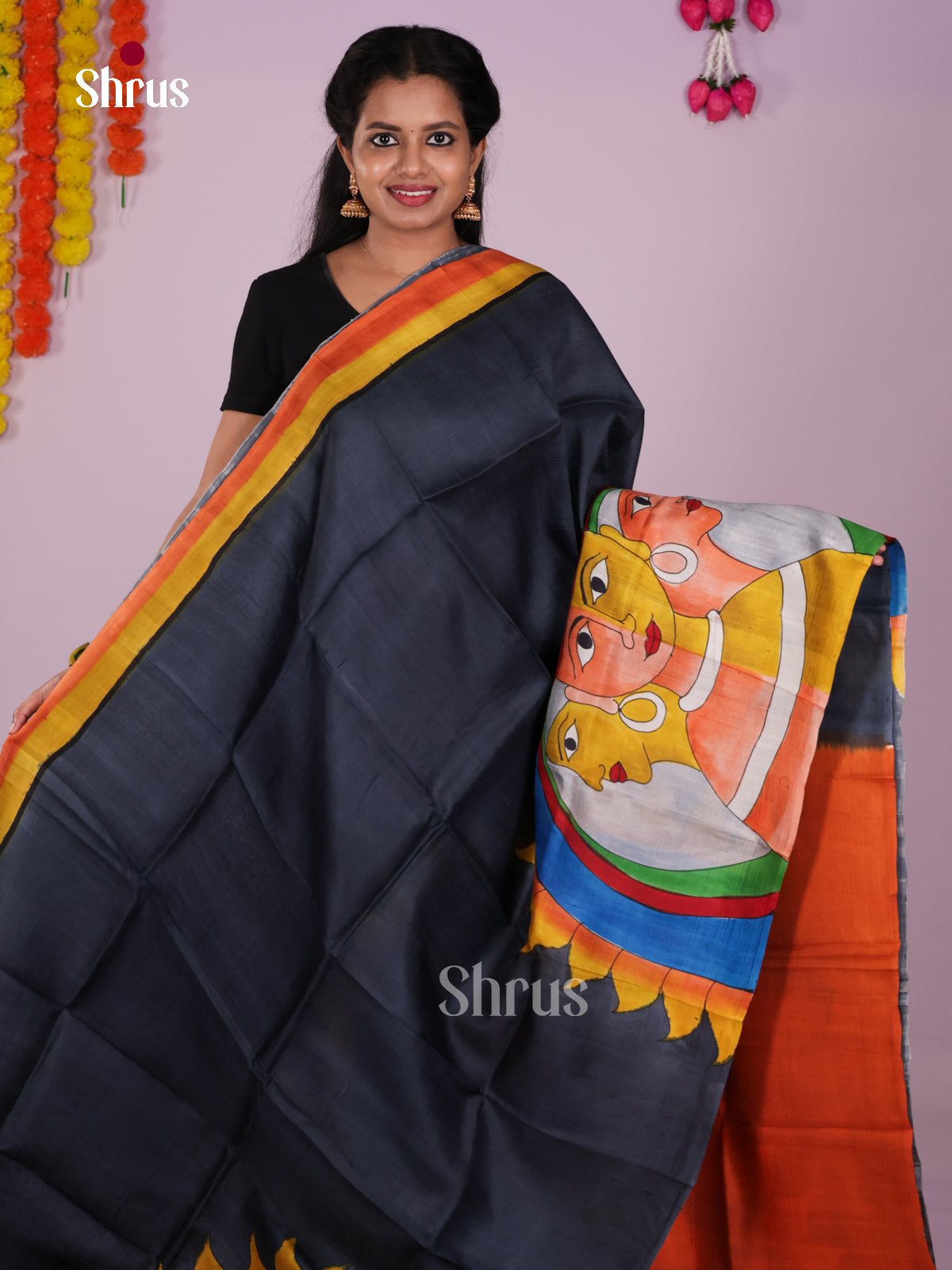 DIS24073 - Tussar Saree - Shop on Shrus.com