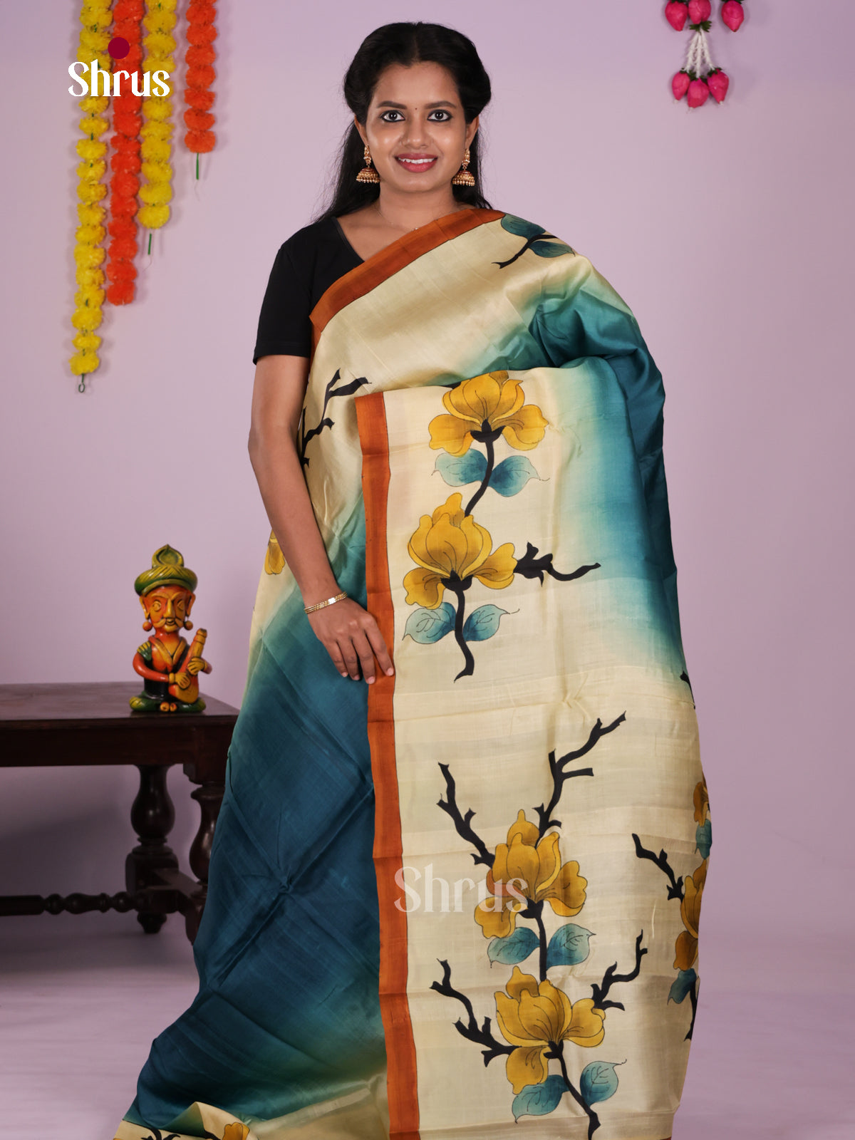 DIS24074 - Tussar Saree - Shop on Shrus.com
