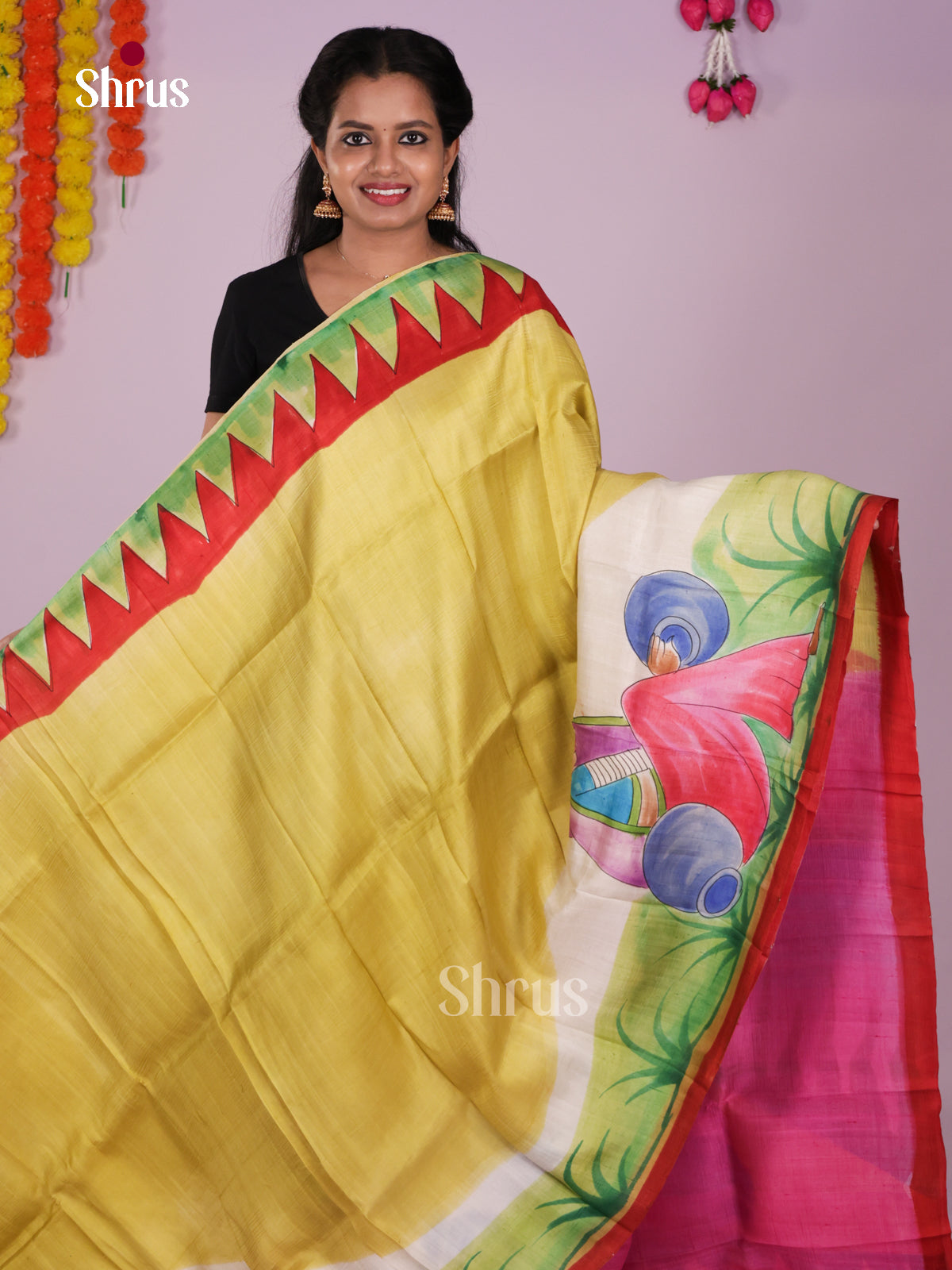 DIS24089 - Tussar Saree - Shop on Shrus.com