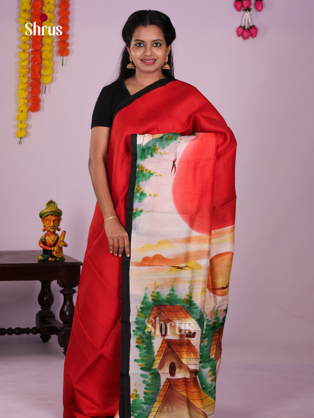 DIS24091 - Tussar Saree - Shop on Shrus.com