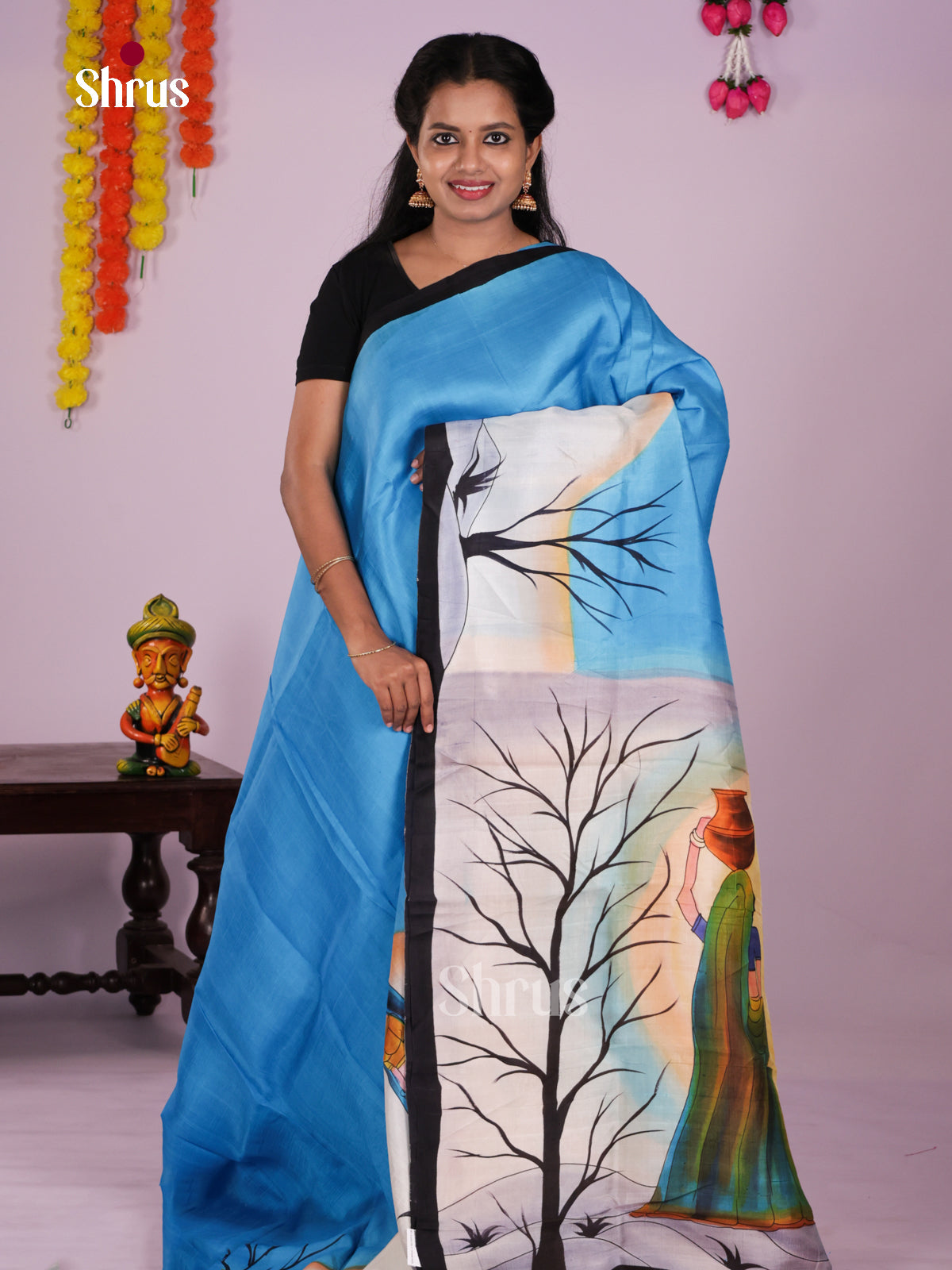 DIS24096 - Tussar Saree - Shop on Shrus.com