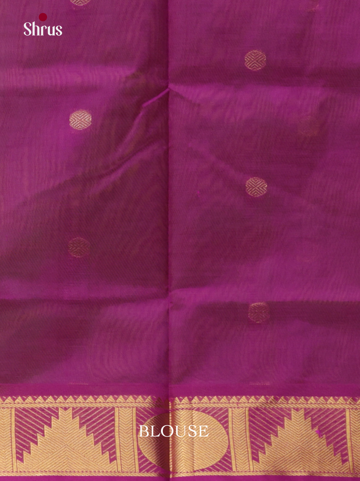 DIS24231 - Silk Cotton Saree - Shop on Shrus.com