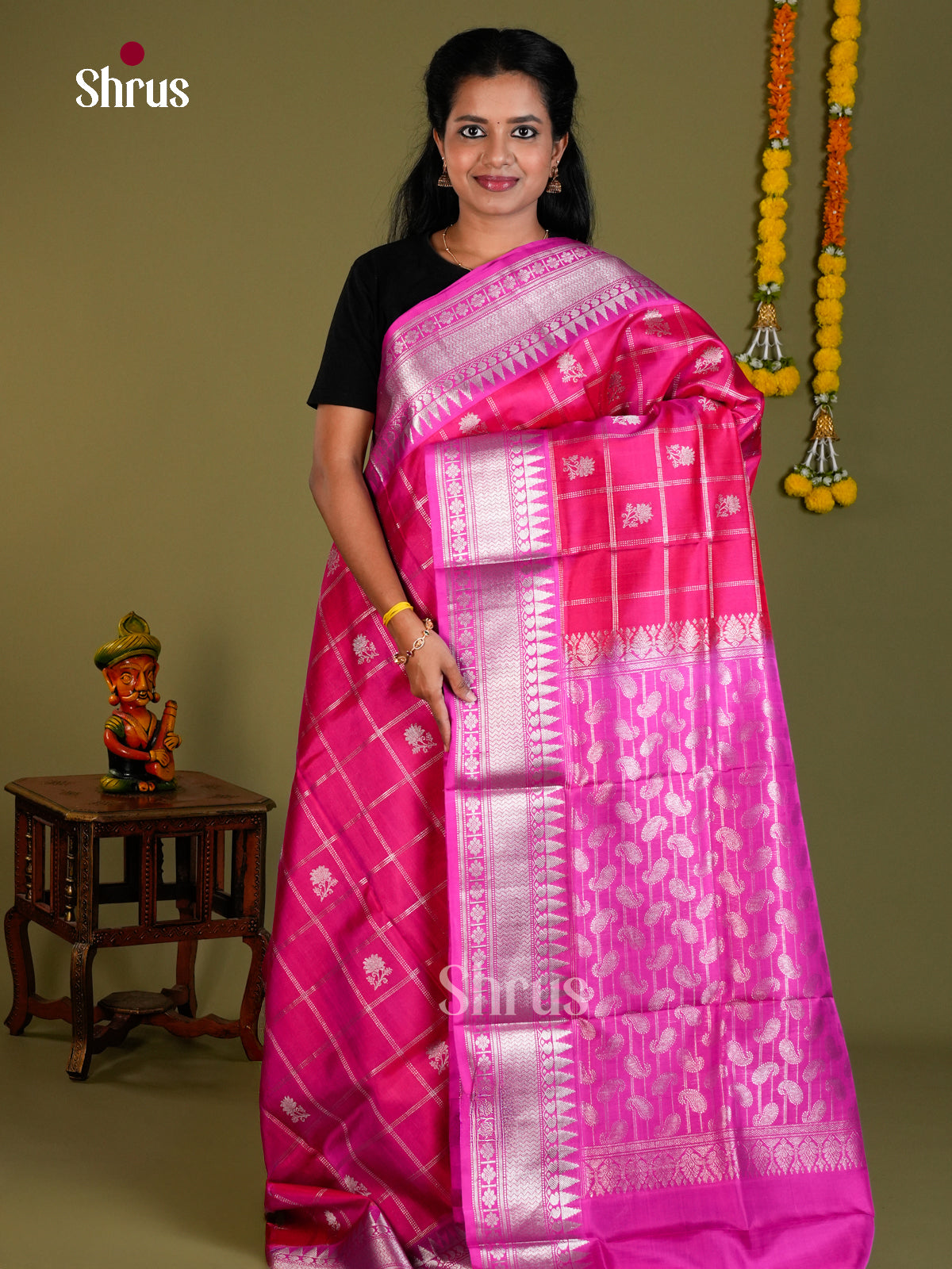 DIS24294 - Venkatagiri silk Saree - Shop on Shrus.com
