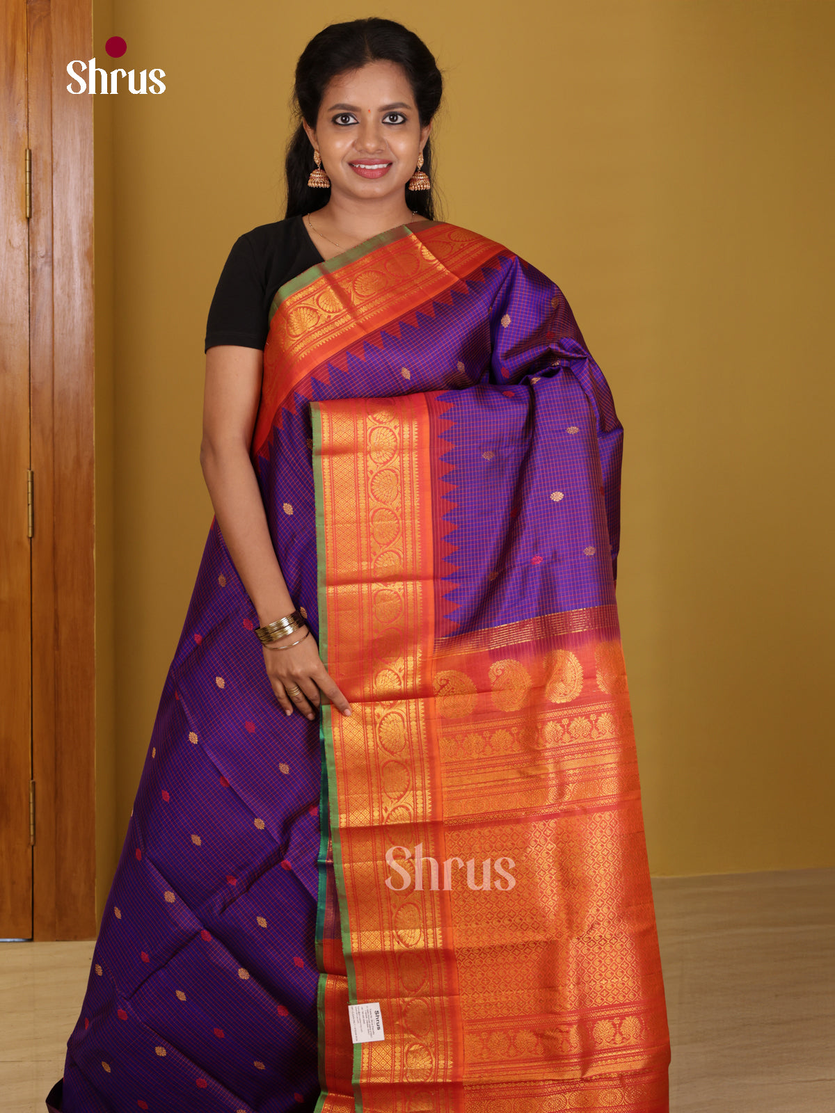 DIS24704 - Gadwal silk Saree