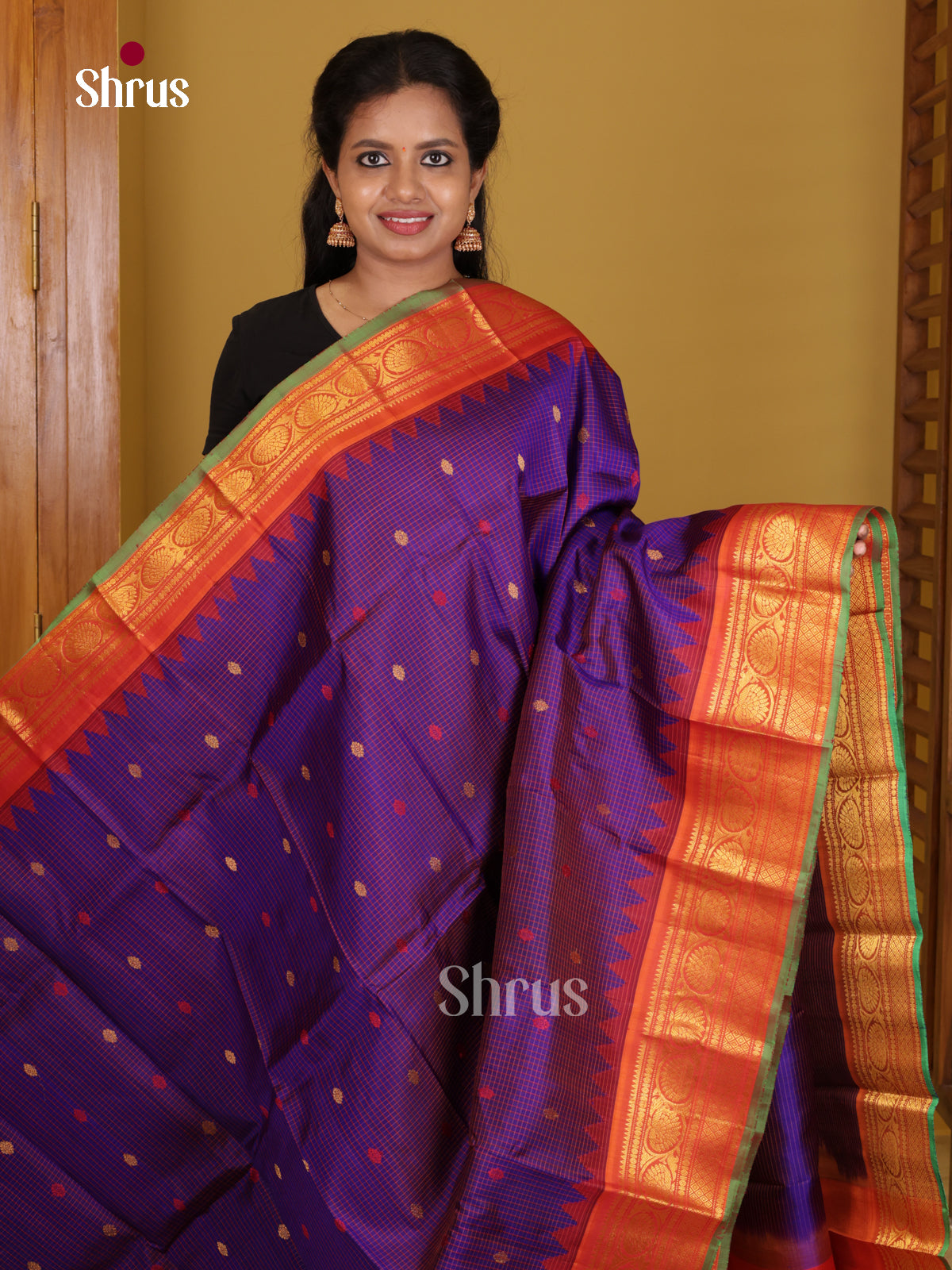 DIS24704 - Gadwal silk Saree