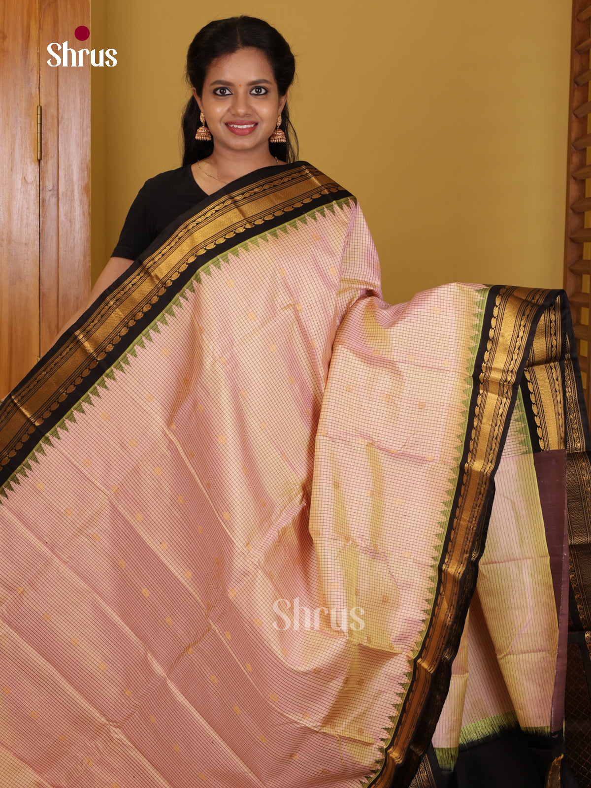 DIS24707 - Gadwal silk Saree - Shop on Shrus.com