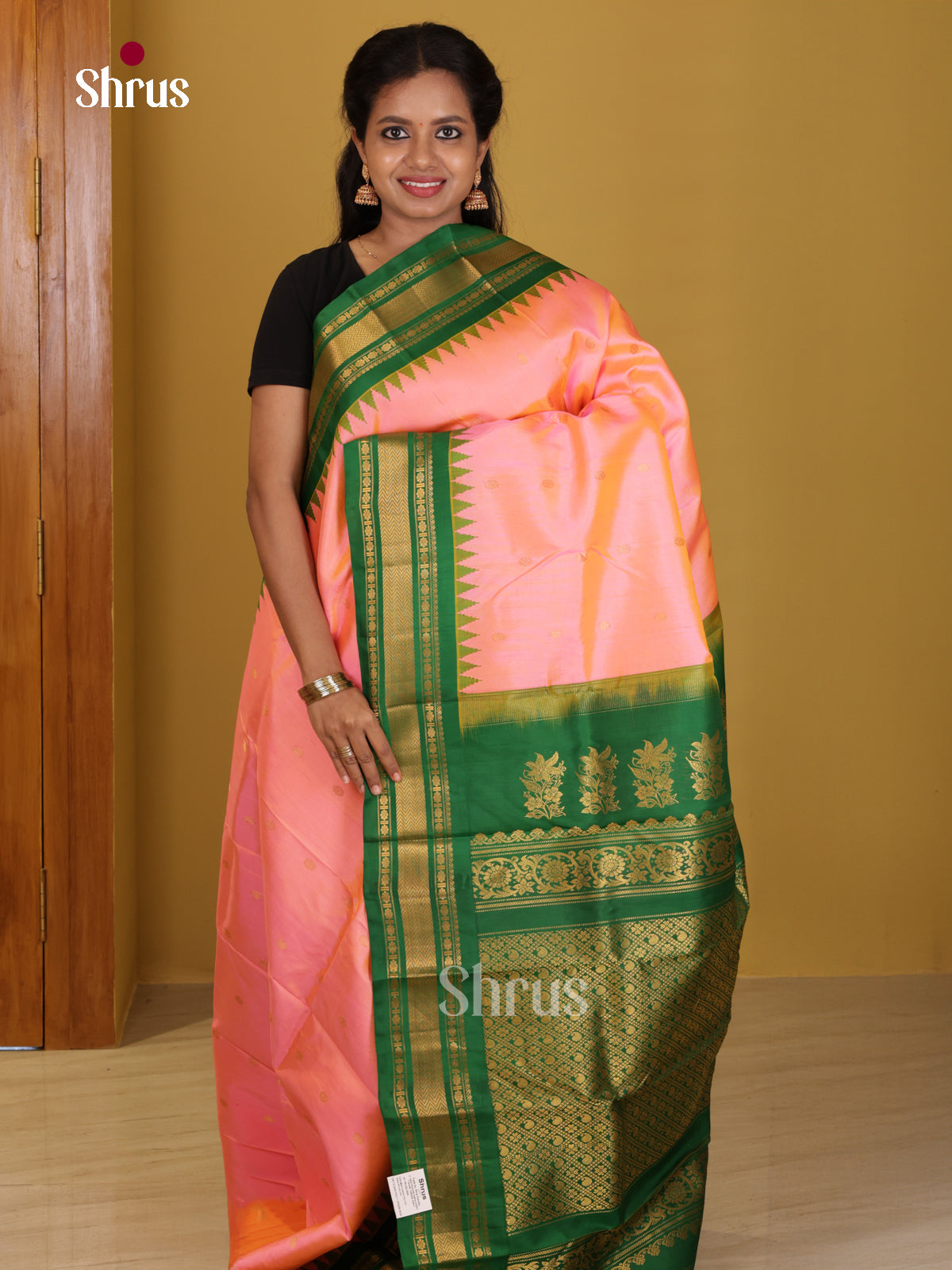 DIS24716 - Gadwal silk Saree