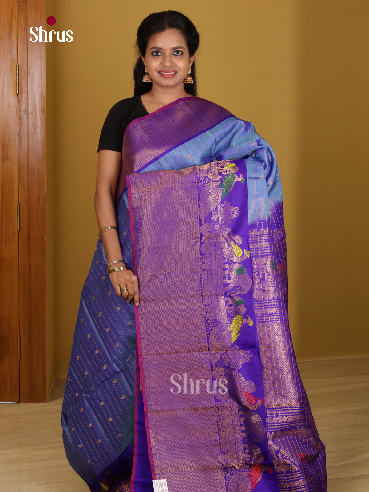 DIS24734 - Gadwal silk Saree