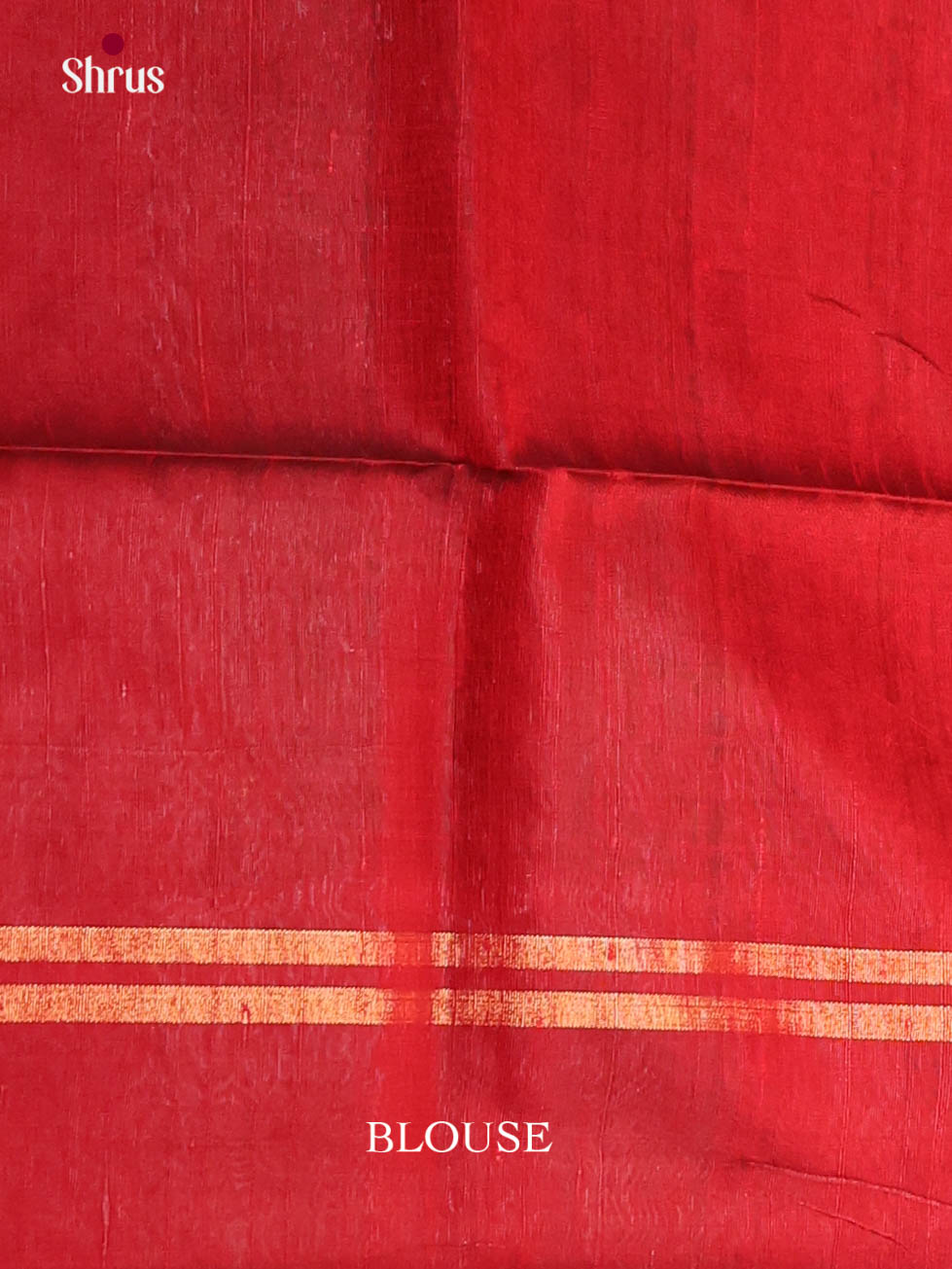 Red(Single Tone)- Raw Silk Saree