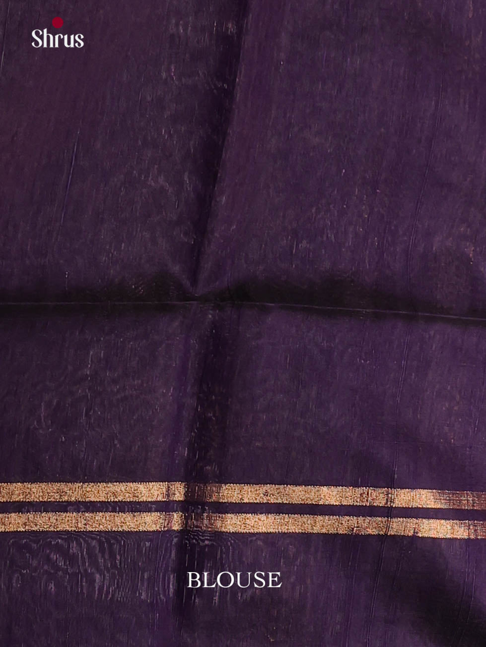 Red & Blue- Raw Silk Saree