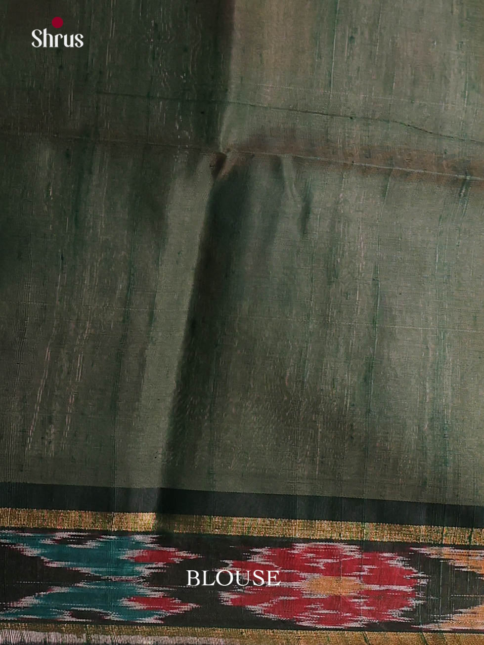 Mustard & Green - Raw Silk Saree - Shop on Shrus.com