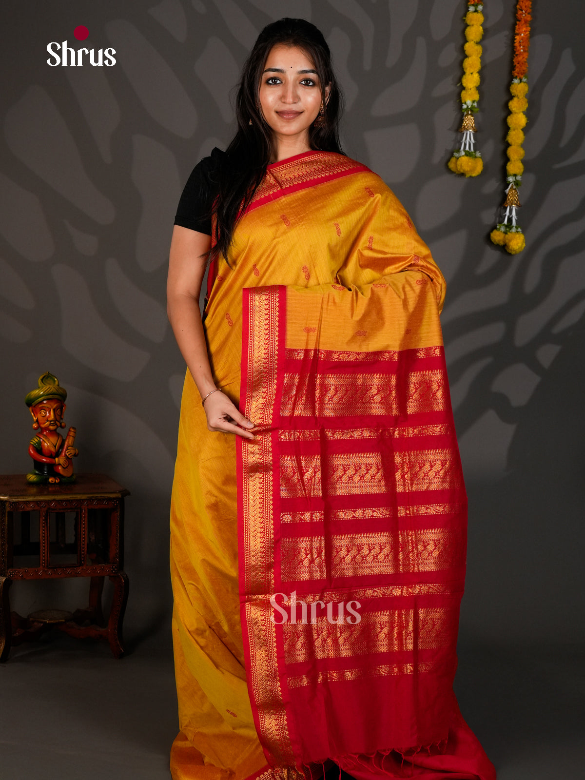 DIS25148 - Kalyani Cotton Saree - Shop on Shrus.com