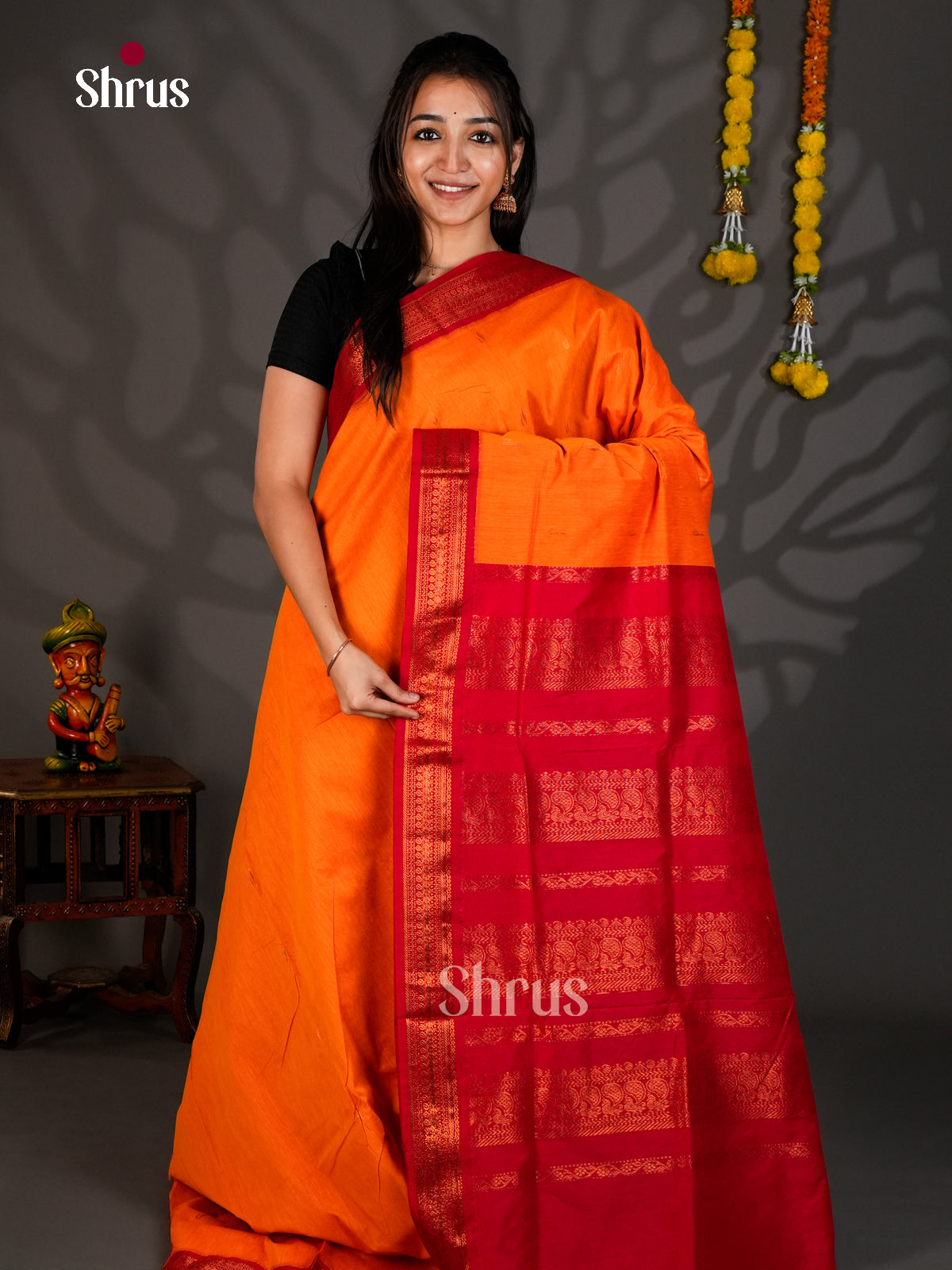 DIS25189 - Kalyani Cotton Saree - Shop on Shrus.com