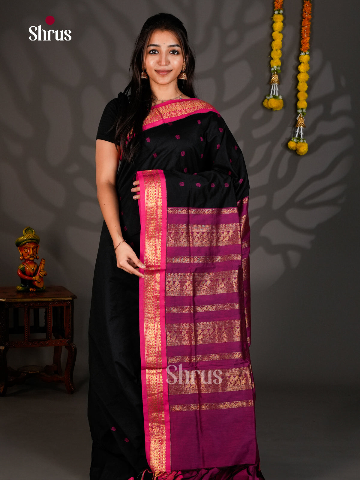 DIS25191 - Kalyani Cotton Saree - Shop on Shrus.com