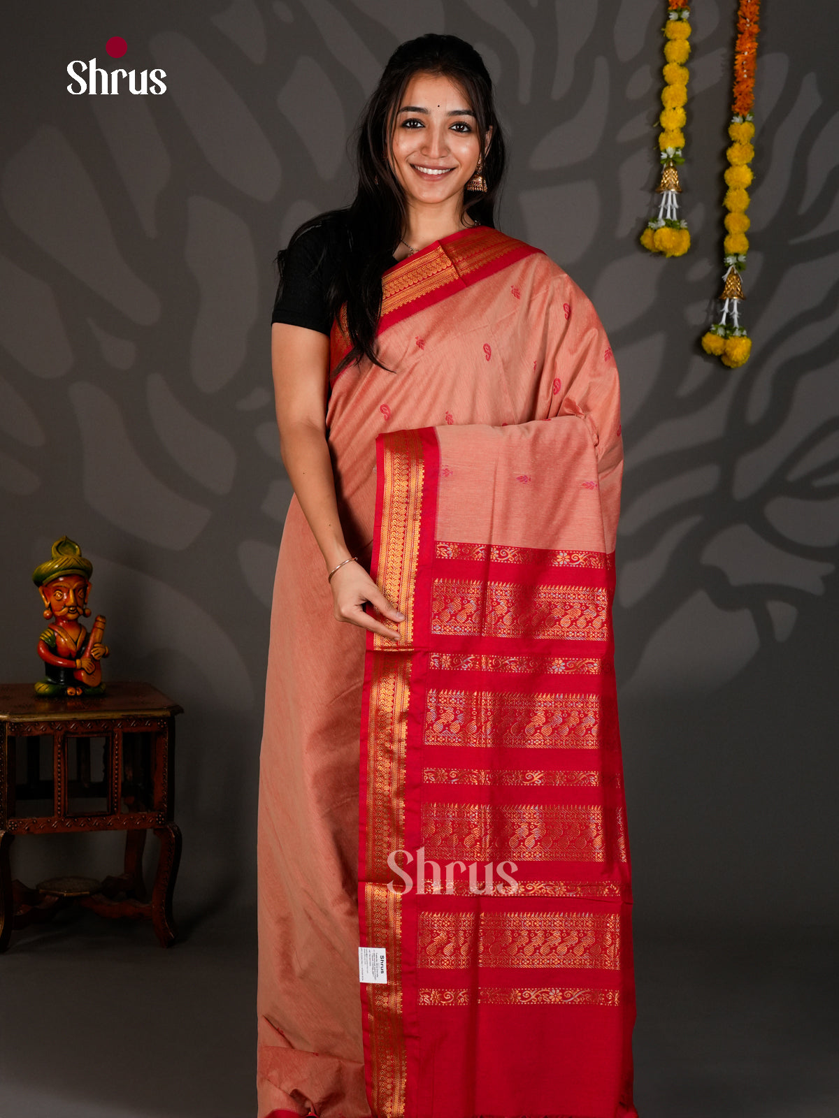 DIS25194 - Kalyani Cotton Saree - Shop on Shrus.com