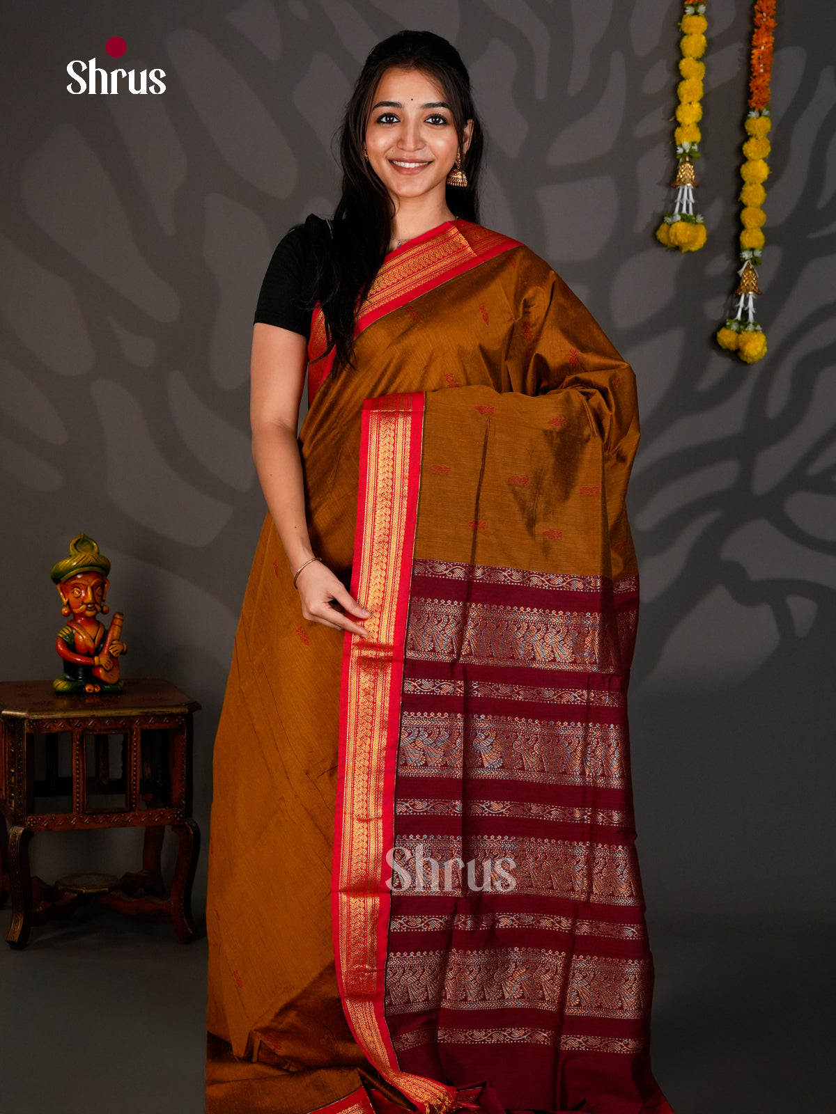 DIS25203 - Kalyani Cotton Saree - Shop on Shrus.com