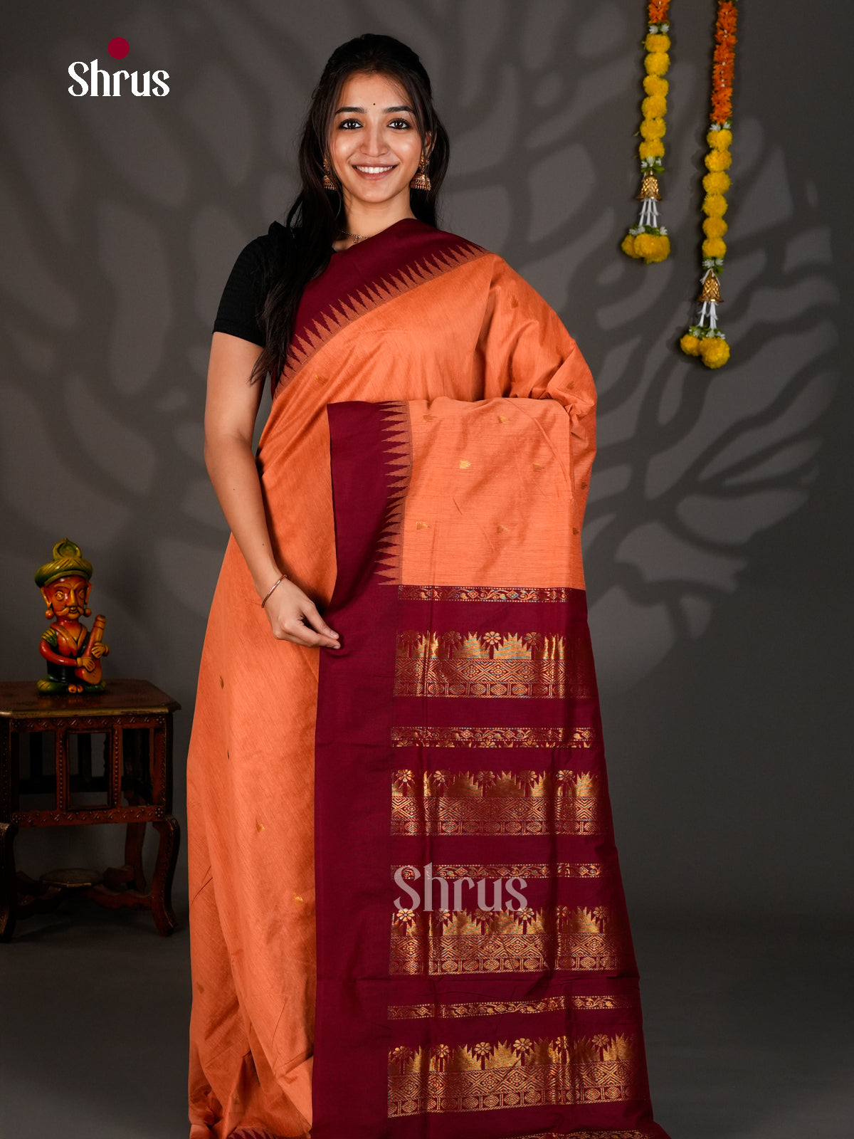 DIS25216 - Kalyani Cotton Saree - Shop on Shrus.com