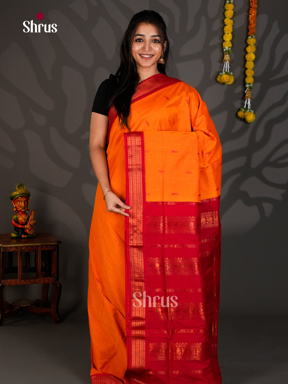 DIS25220 - Kalyani Cotton Saree - Shop on Shrus.com