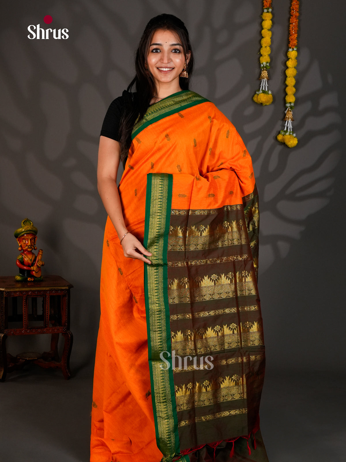 DIS25258 - Kalyani Cotton Saree - Shop on Shrus.com