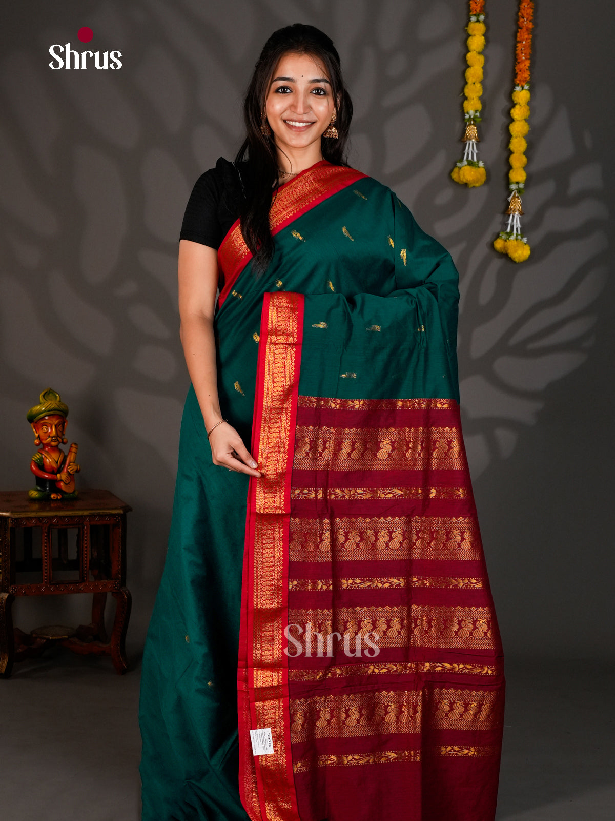 DIS25260 - Kalyani Cotton Saree - Shop on Shrus.com
