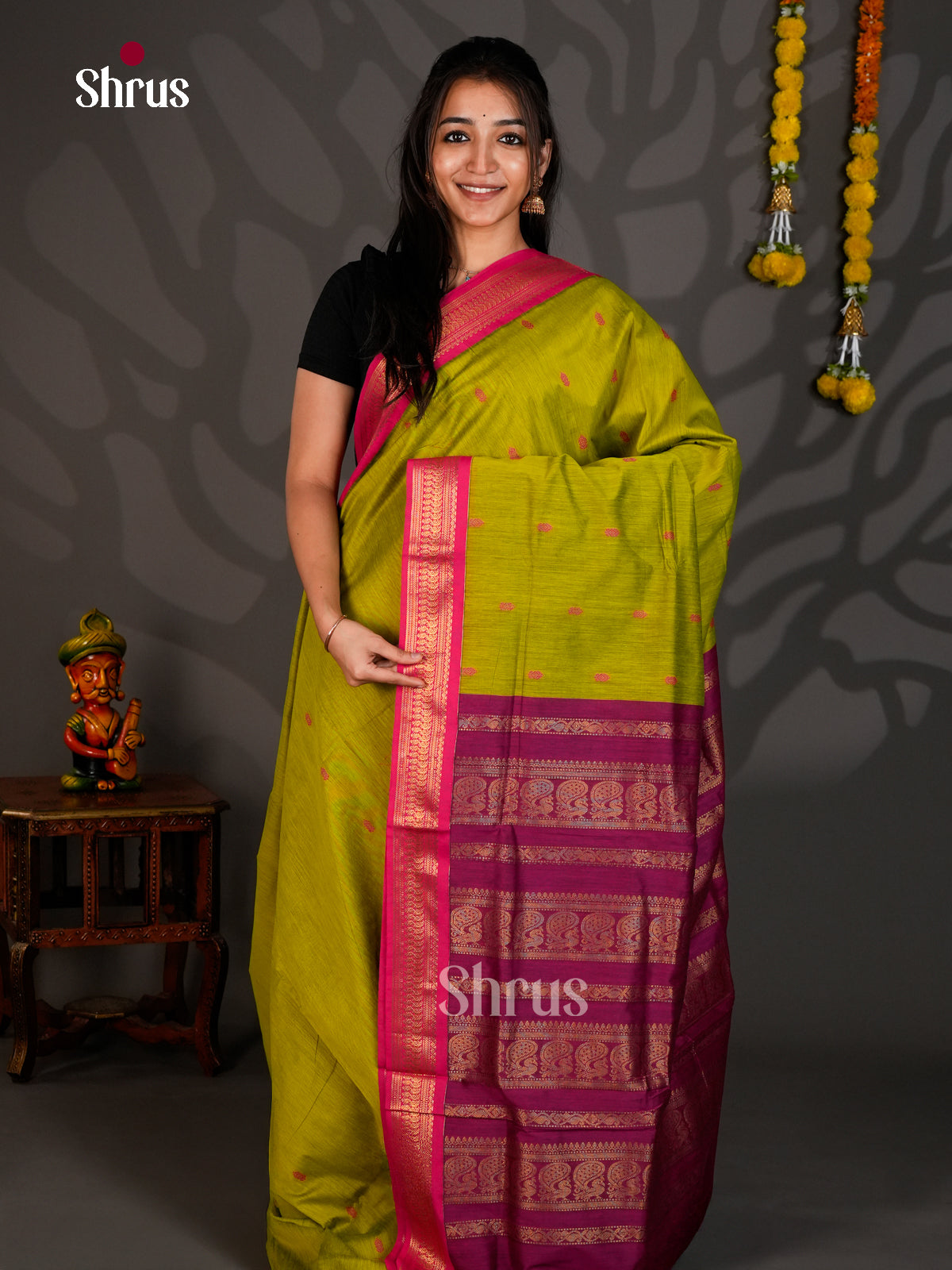 DIS25306 - Kalyani Cotton Saree - Shop on Shrus.com