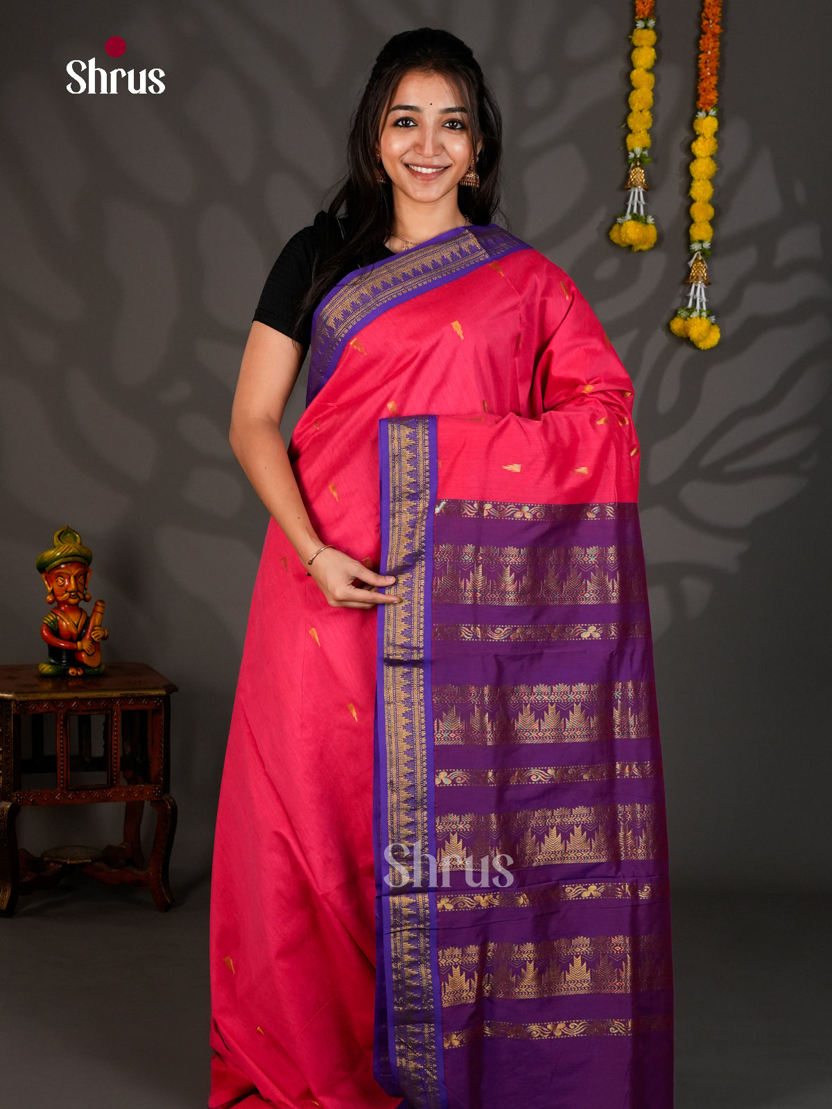 DIS25316 - Kalyani Cotton Saree - Shop on Shrus.com