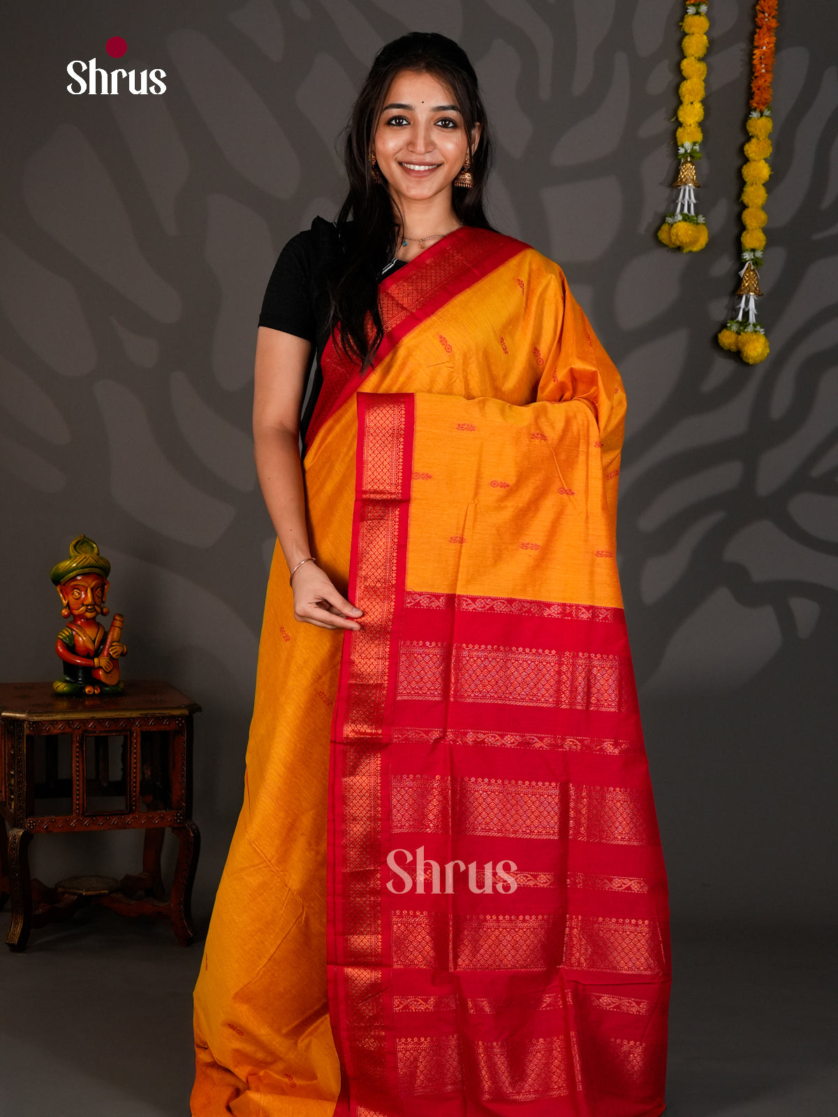 DIS25318 - Kalyani Cotton Saree - Shop on Shrus.com