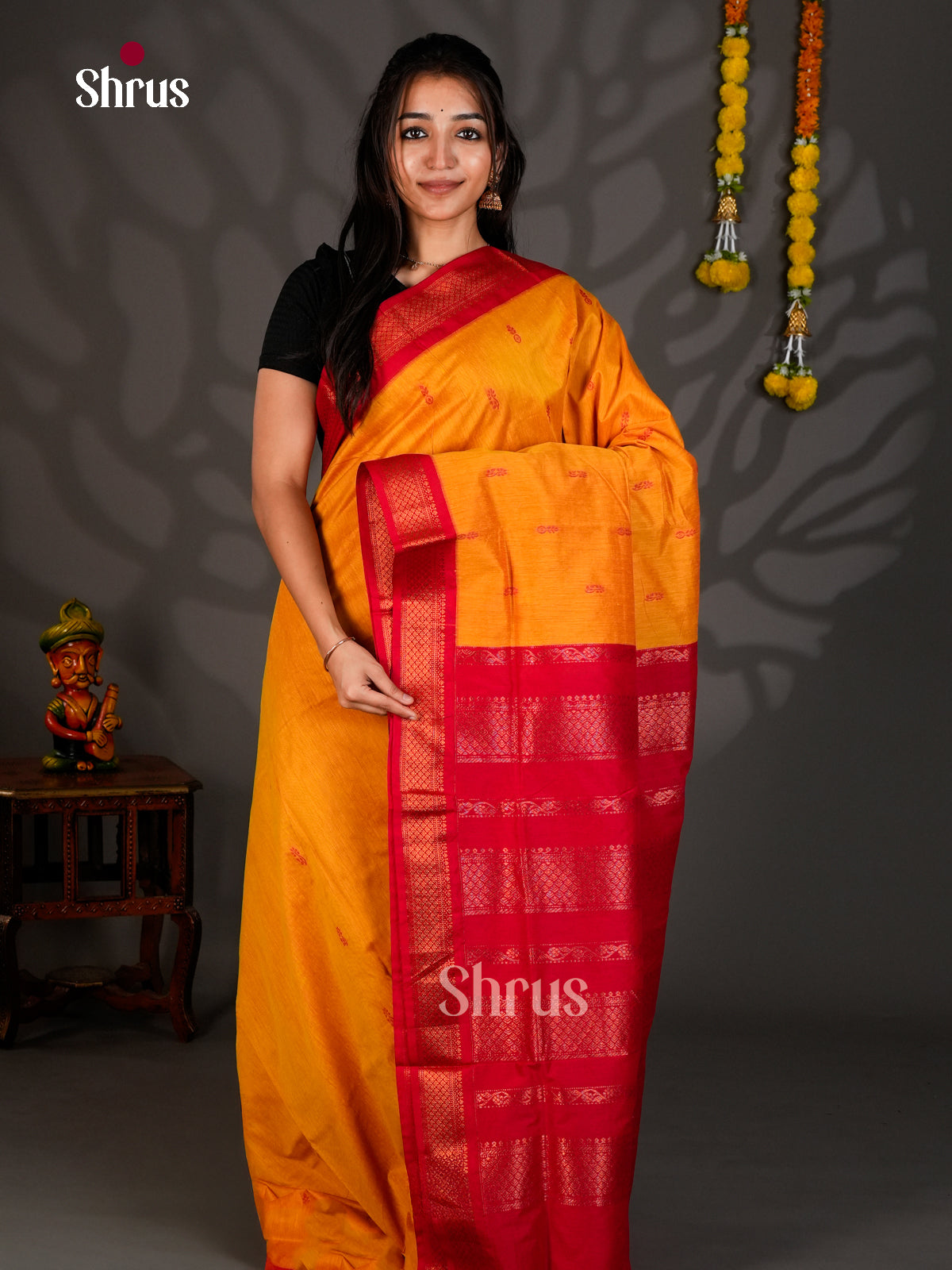 DIS25320 - Kalyani Cotton Saree - Shop on Shrus.com