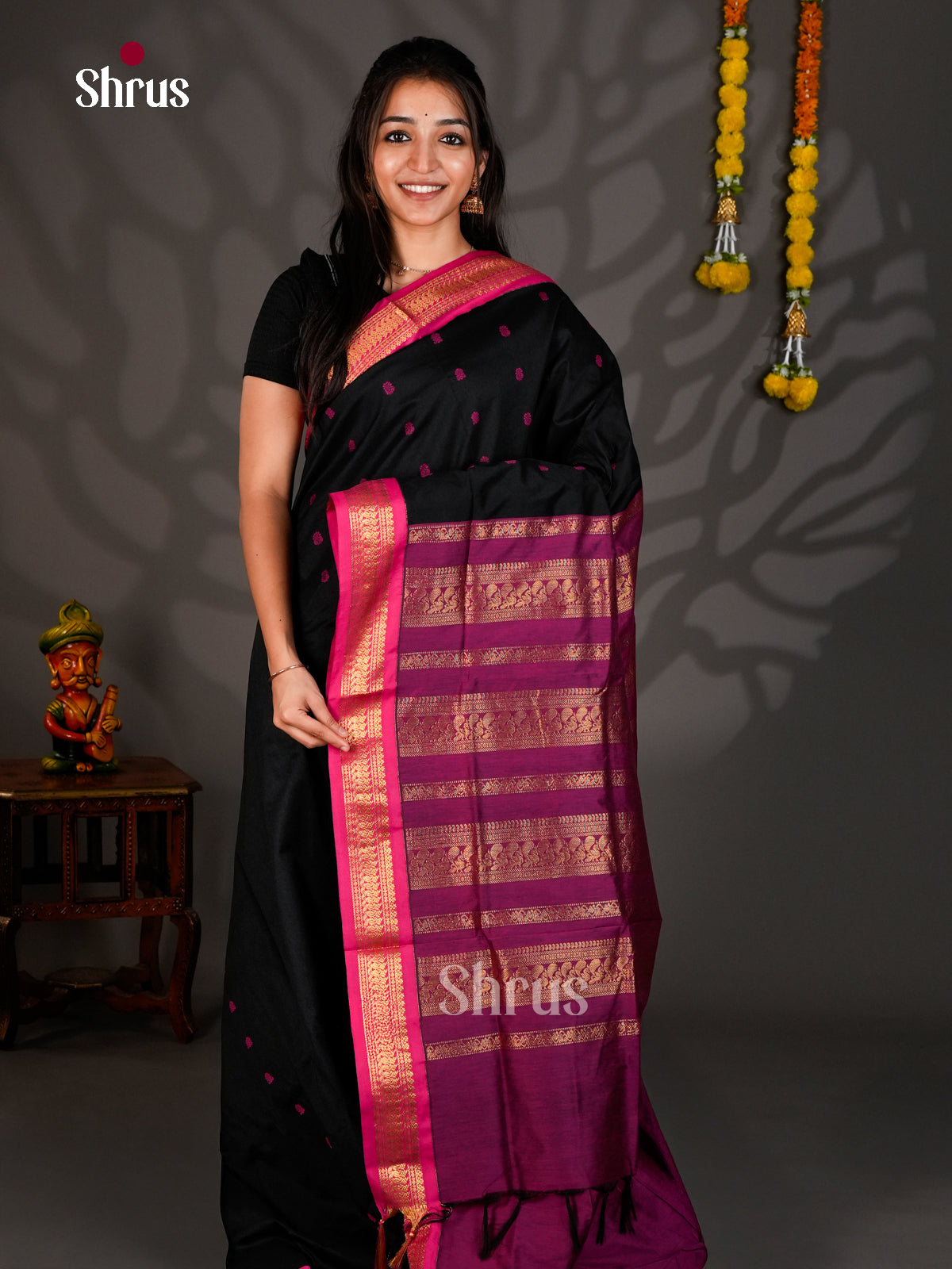 DIS25325 - Kalyani Cotton Saree - Shop on Shrus.com