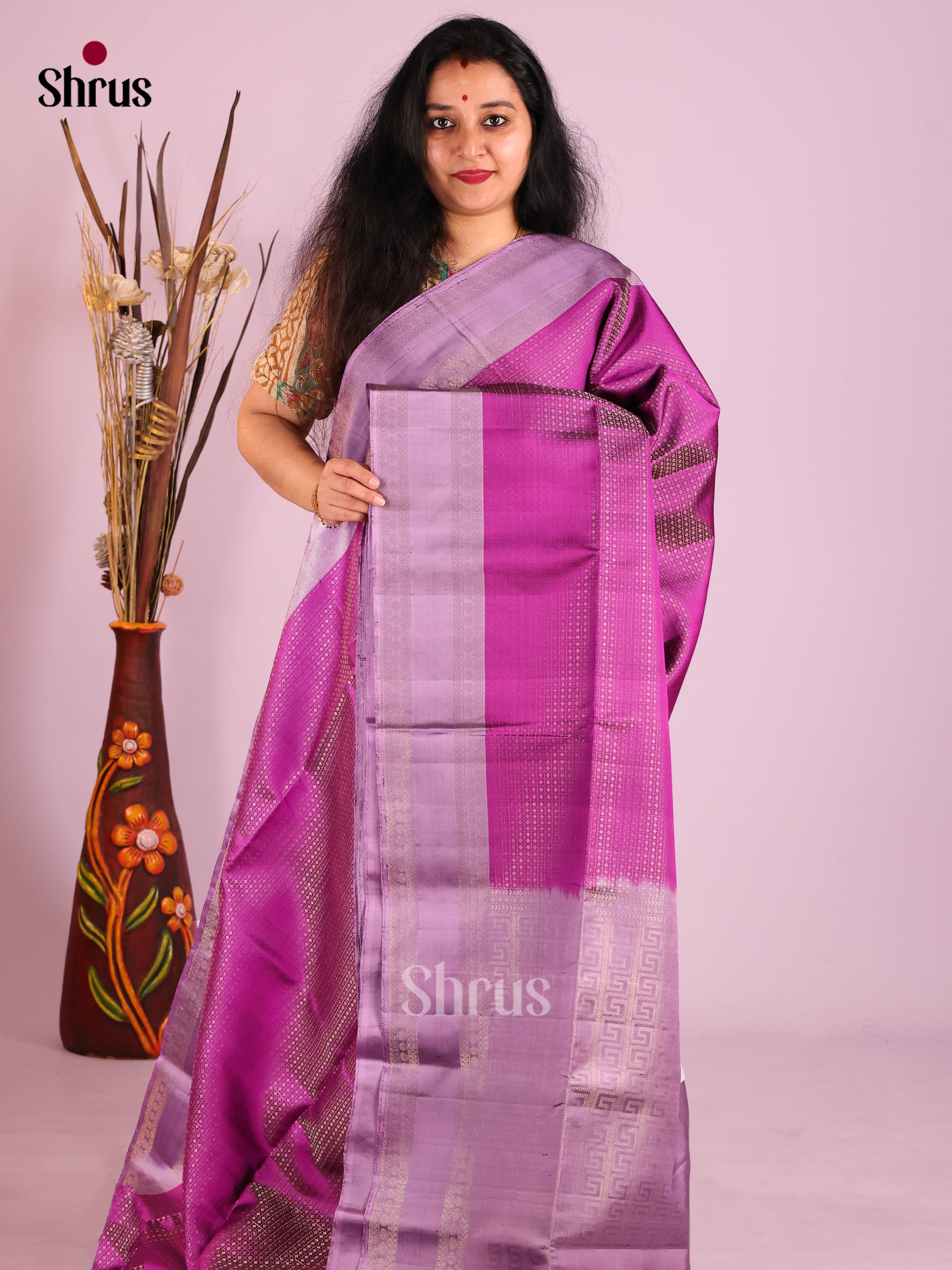 DIS25362 - Soft Silk (HR) Saree - Shop on Shrus.com