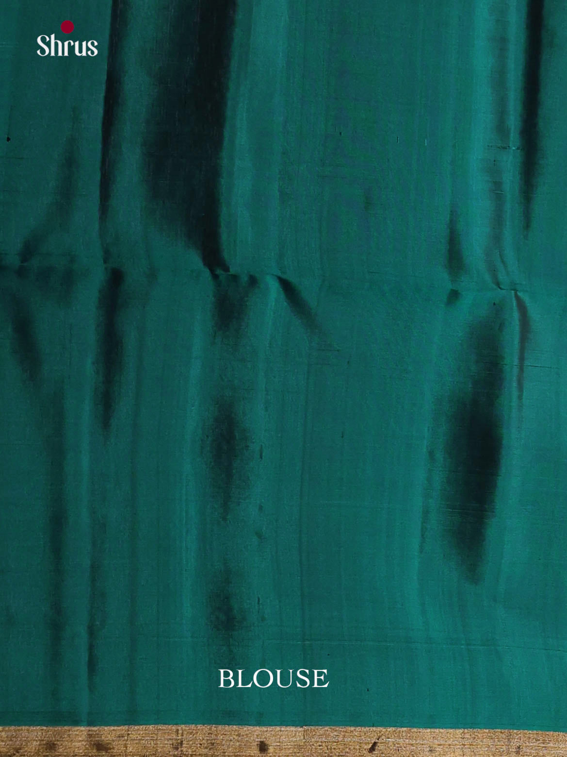 Elegant Teal Soft Silk Saree with Intricate Zari Woven Stripes, Buttas & brocade pallu 2