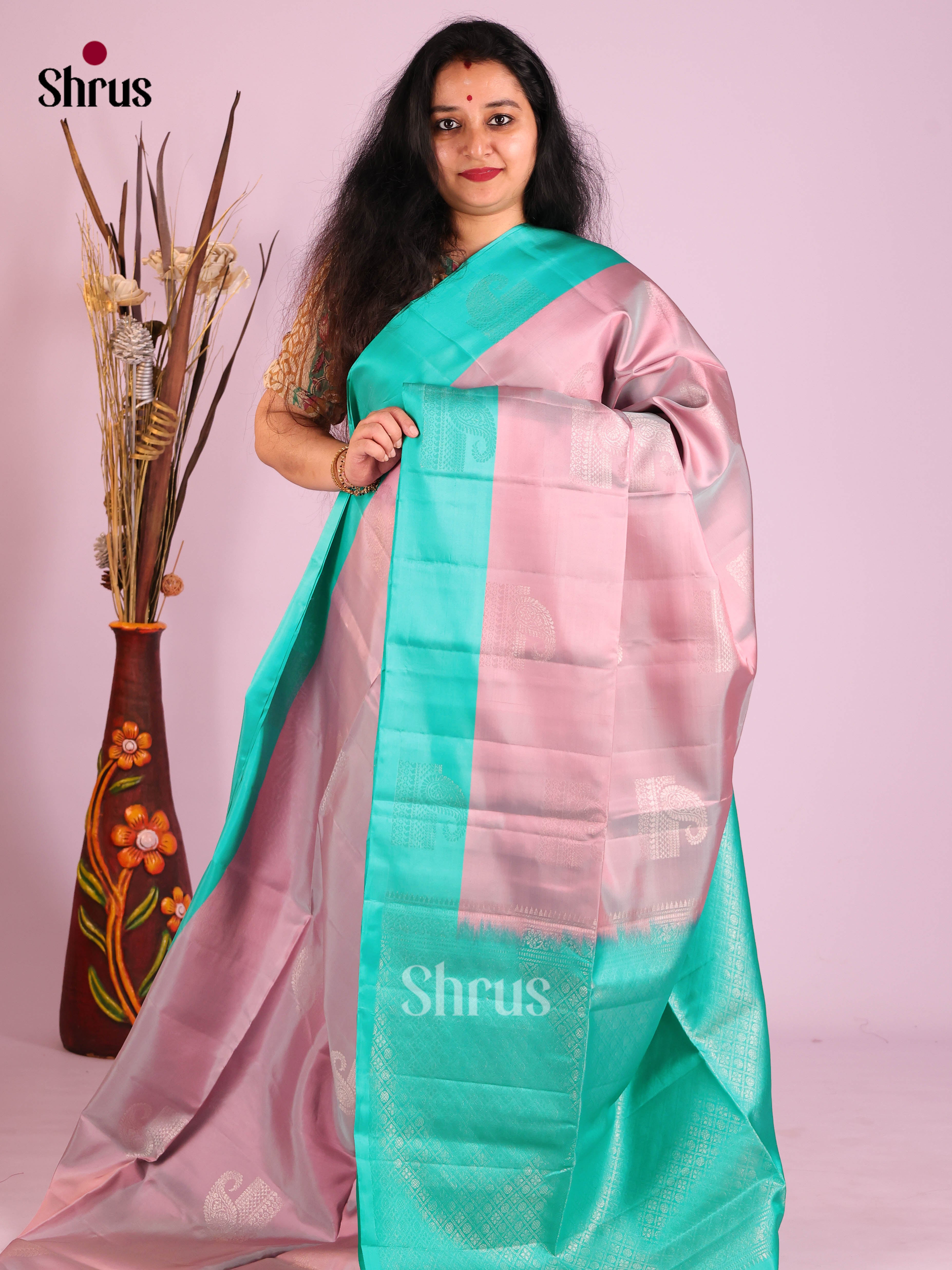 DIS25378 - Softsilk-halfpure Saree - Shop on Shrus.com