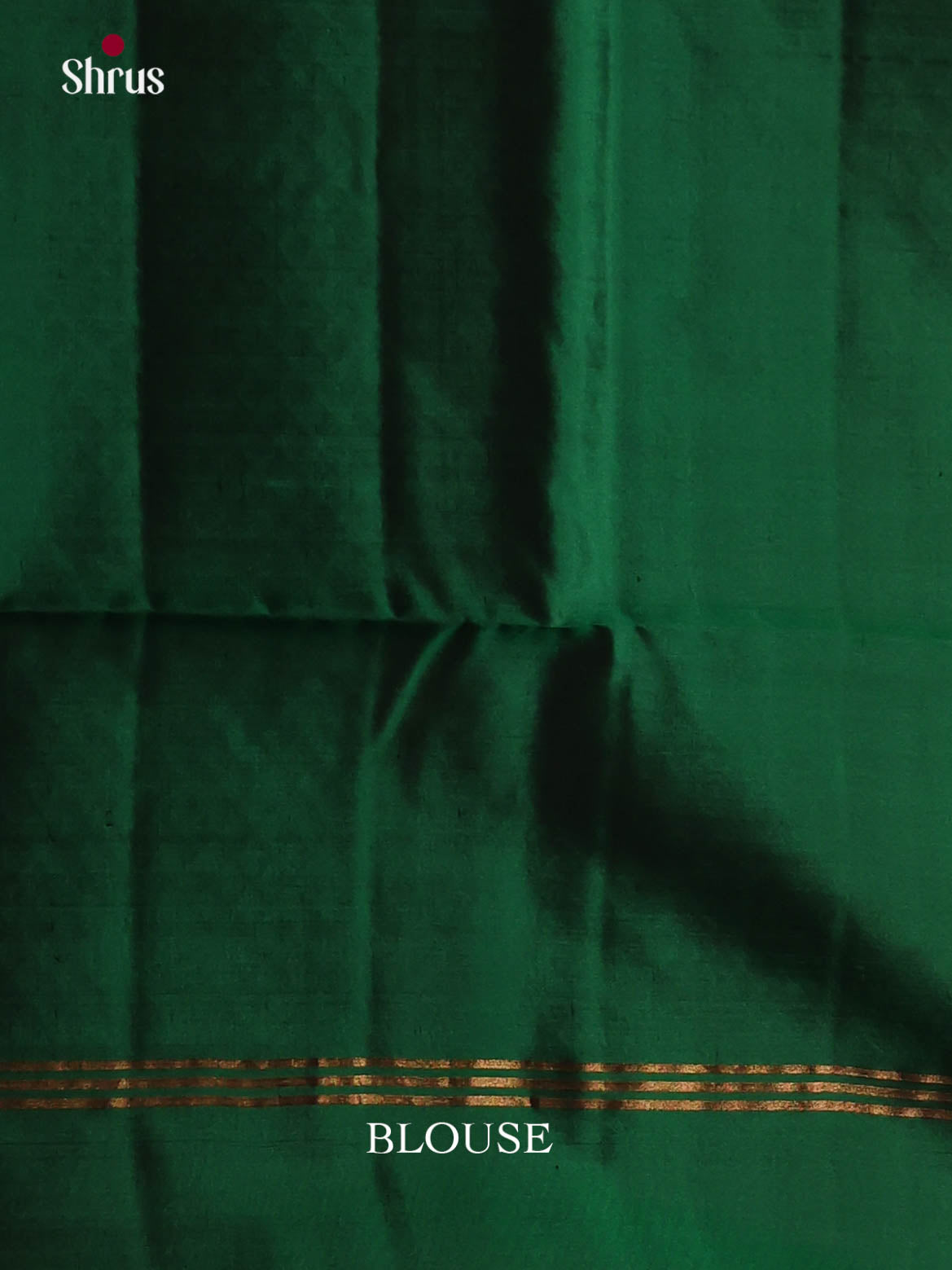 Classy Green Soft Silk Saree with gold floral motifs & Rettaipet Zari Border 2