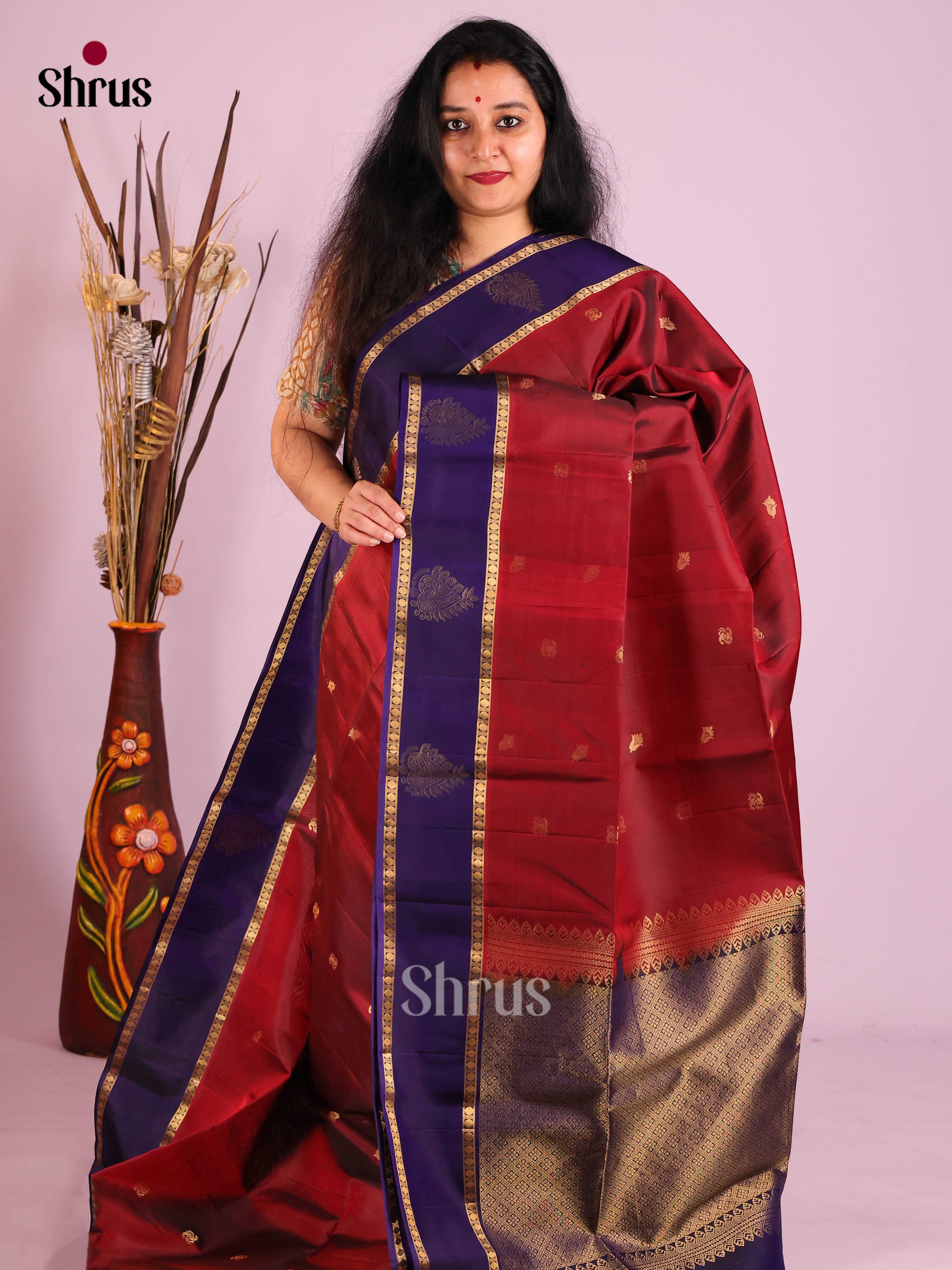 DIS25397 - Soft Silk (HR) Saree - Shop on Shrus.com