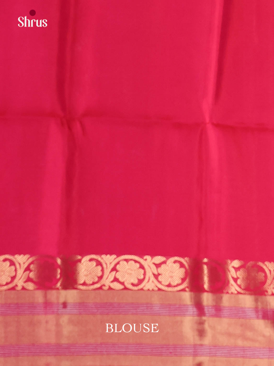 Vibrant Green Soft Silk Saree With Floral Motifs & Red Brocade Pallu