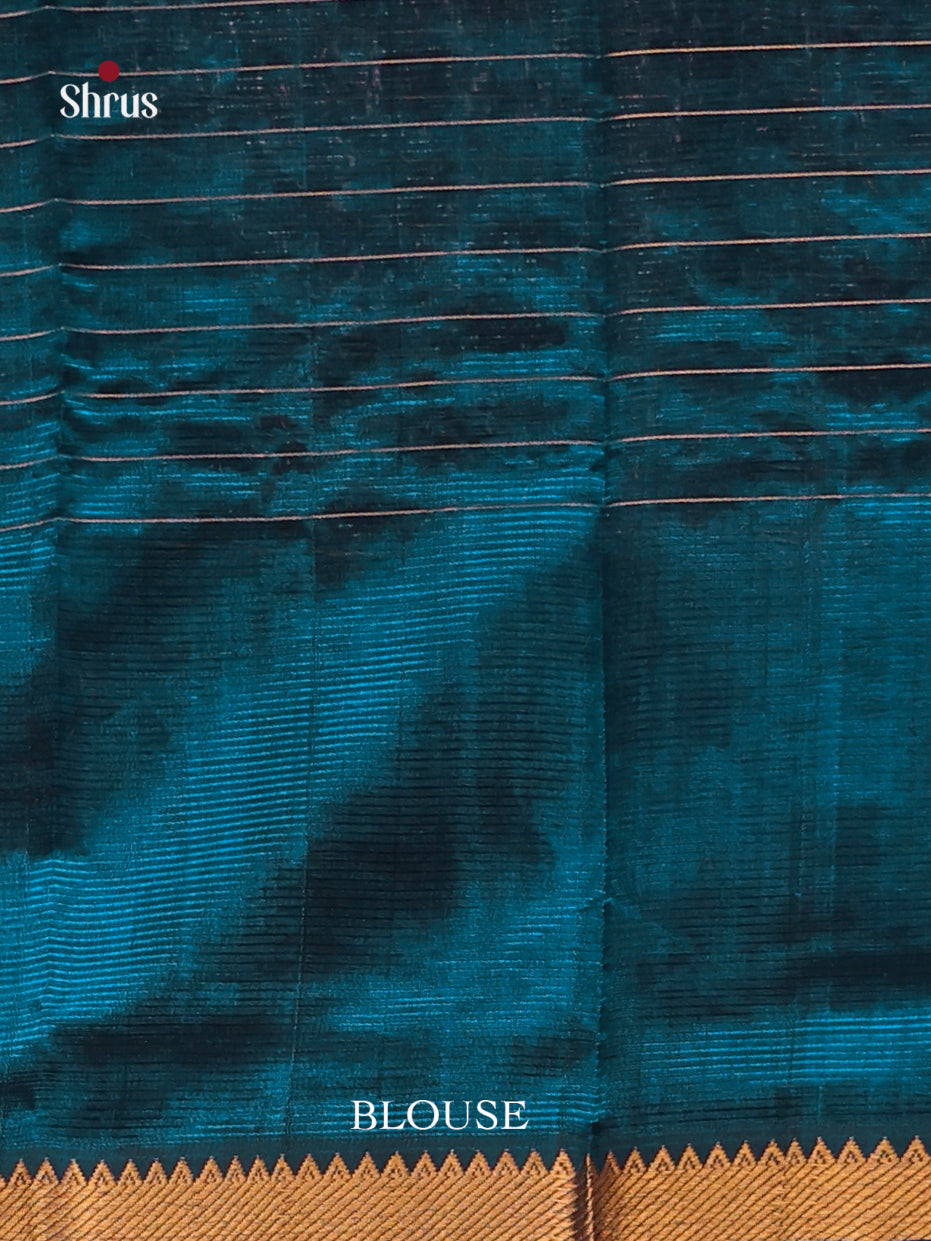 Blue(Single Tone)- Mangalagiri silkcotton Saree