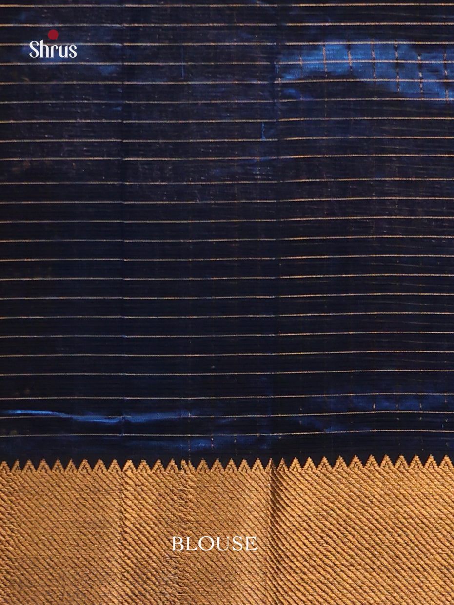 Blue(Single Tone) - Mangalagiri silkcotton Saree