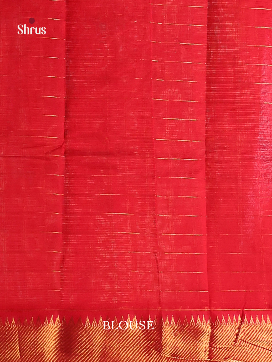 Red (Single Tone)- Mangalagiri silkcotton Saree