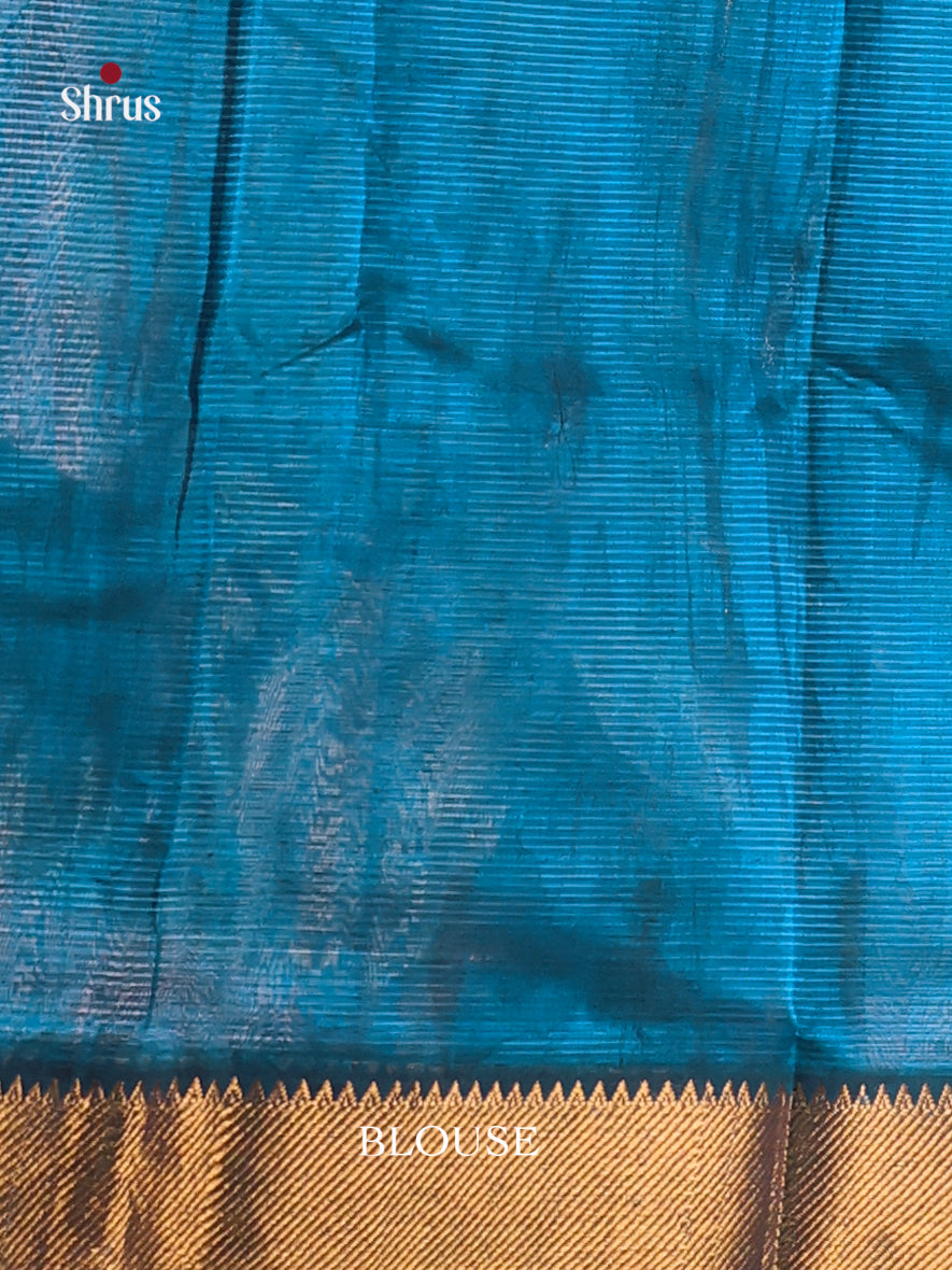 Royal Blue(single Tone) - Mangalagiri silkcotton Saree