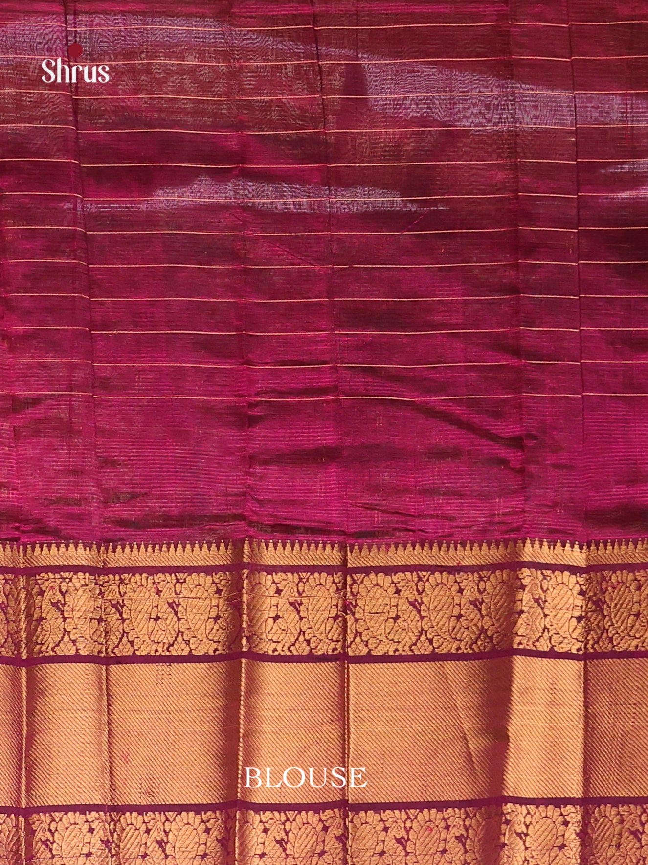 Purple(Single Tone)- Mangalagiri silkcotton Saree - Shop on Shrus.com